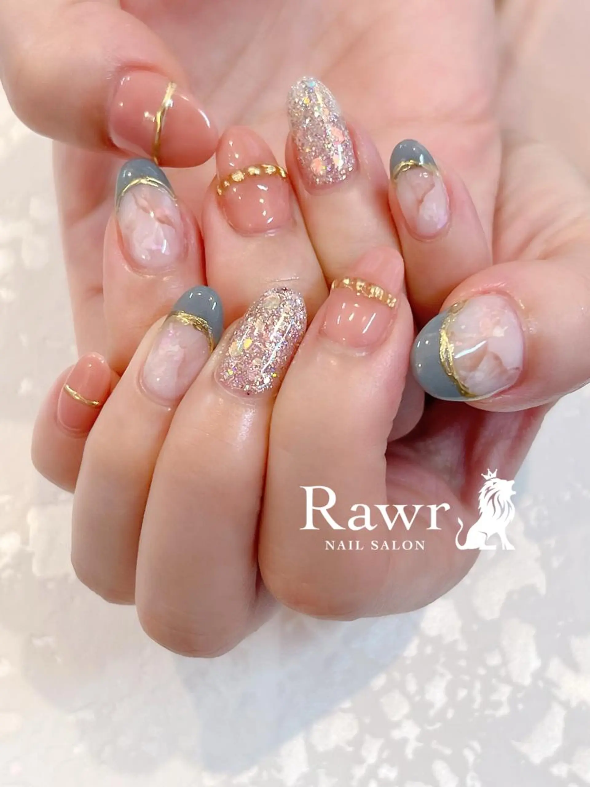 ネイル ハンドネイル Rawr / saoriのネイルデザイン