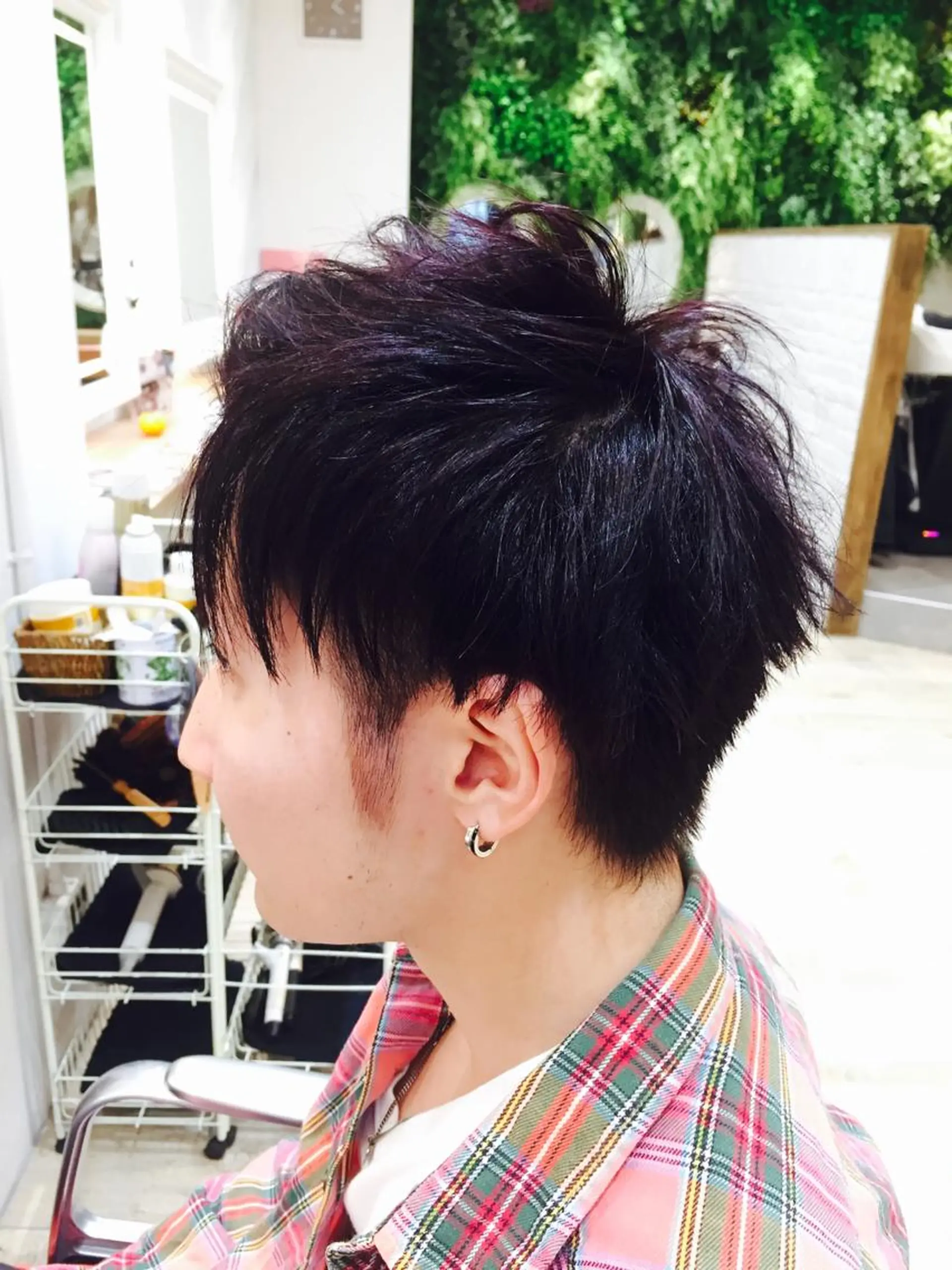 ショート カラー メンズ 吉岡 三四朗のヘアスタイル