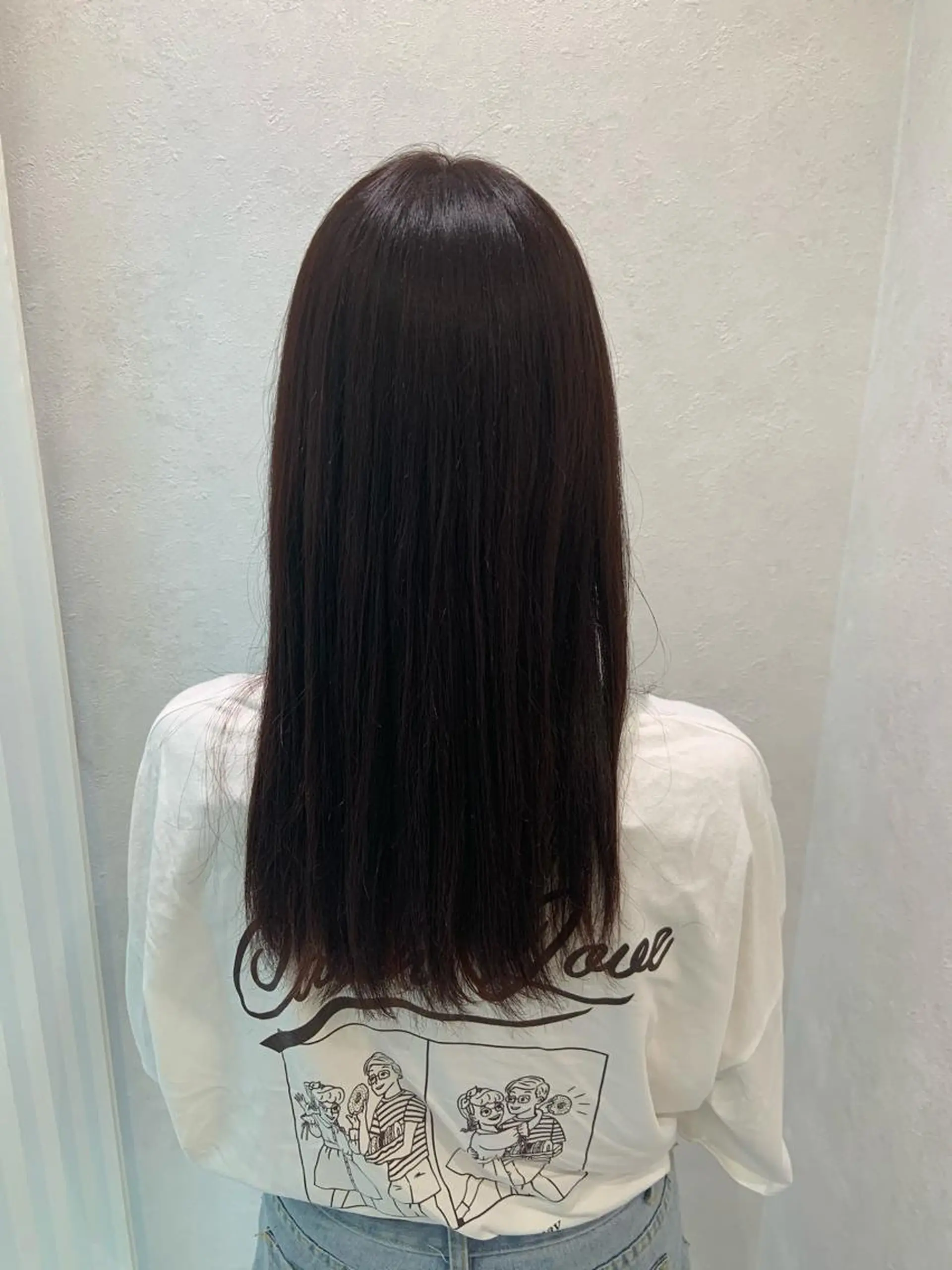 ロング カラー パーマ アプリコットブラウン ブラウンカラー 縮毛矯正 ハイトーンカラー🤍 山下 優華のヘアスタイル