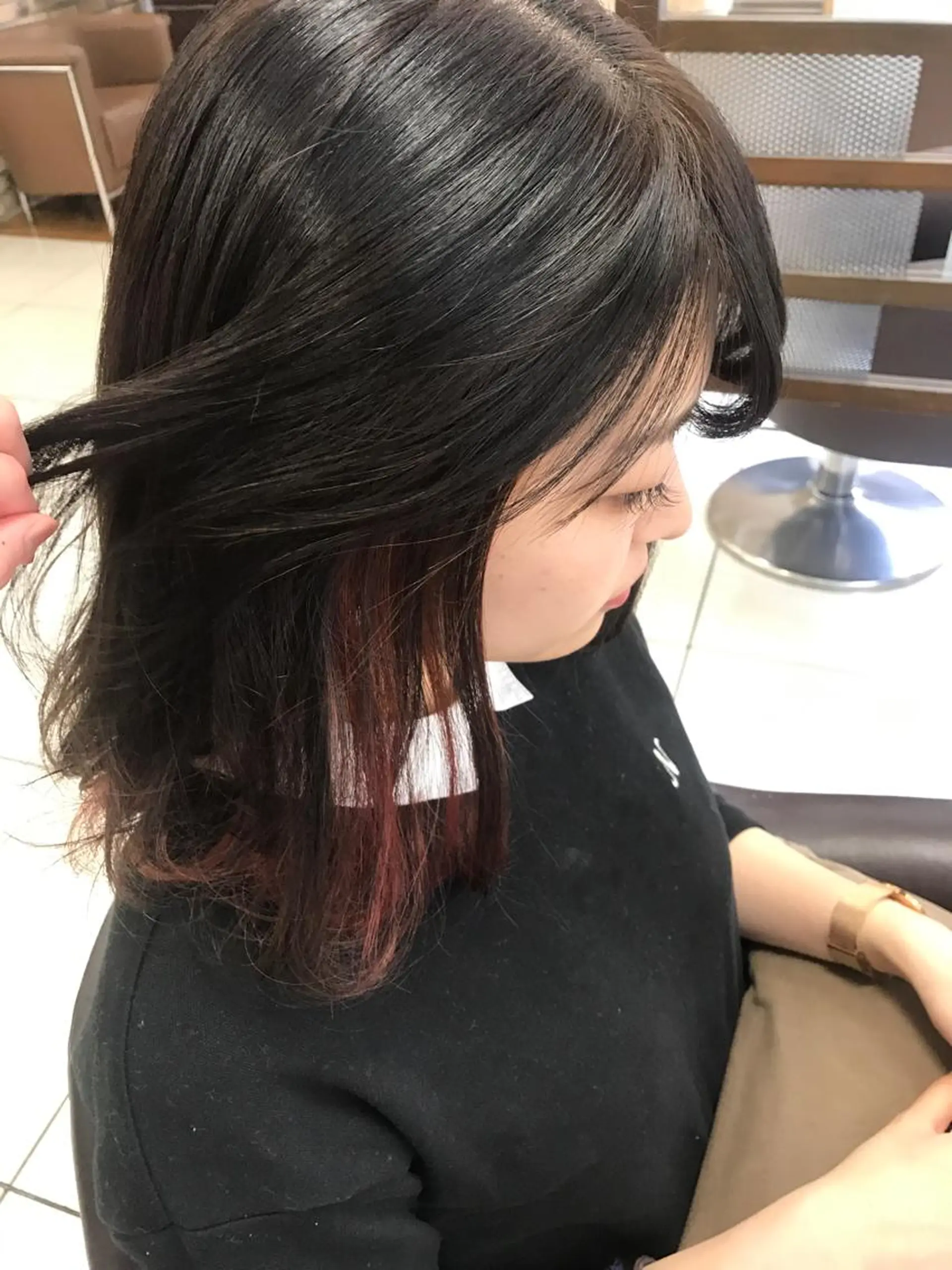 ミディアム ママ美容師まつげ 🤍まき🤍のヘアスタイル