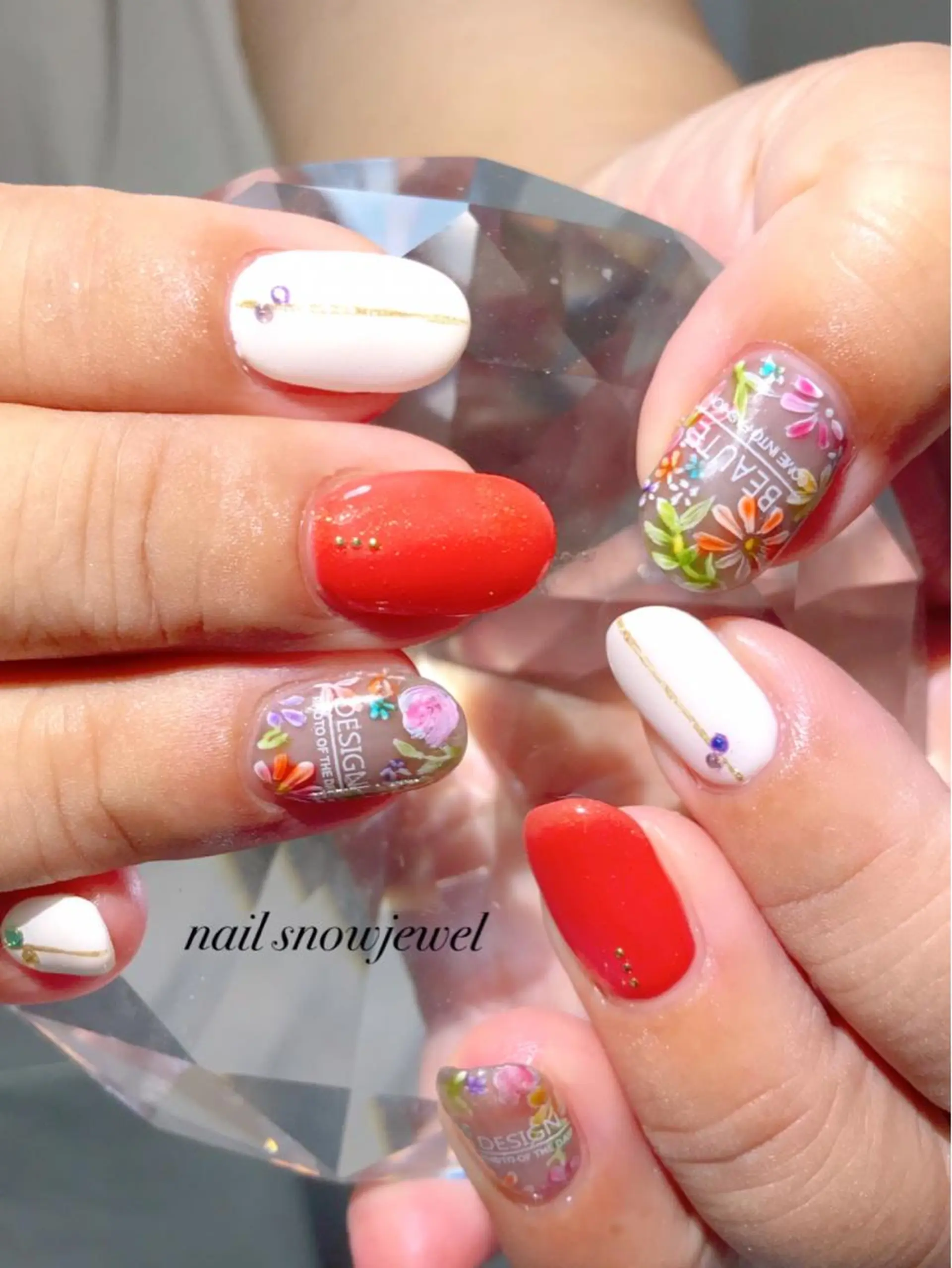 ネイル nail snowjewelのネイルデザイン