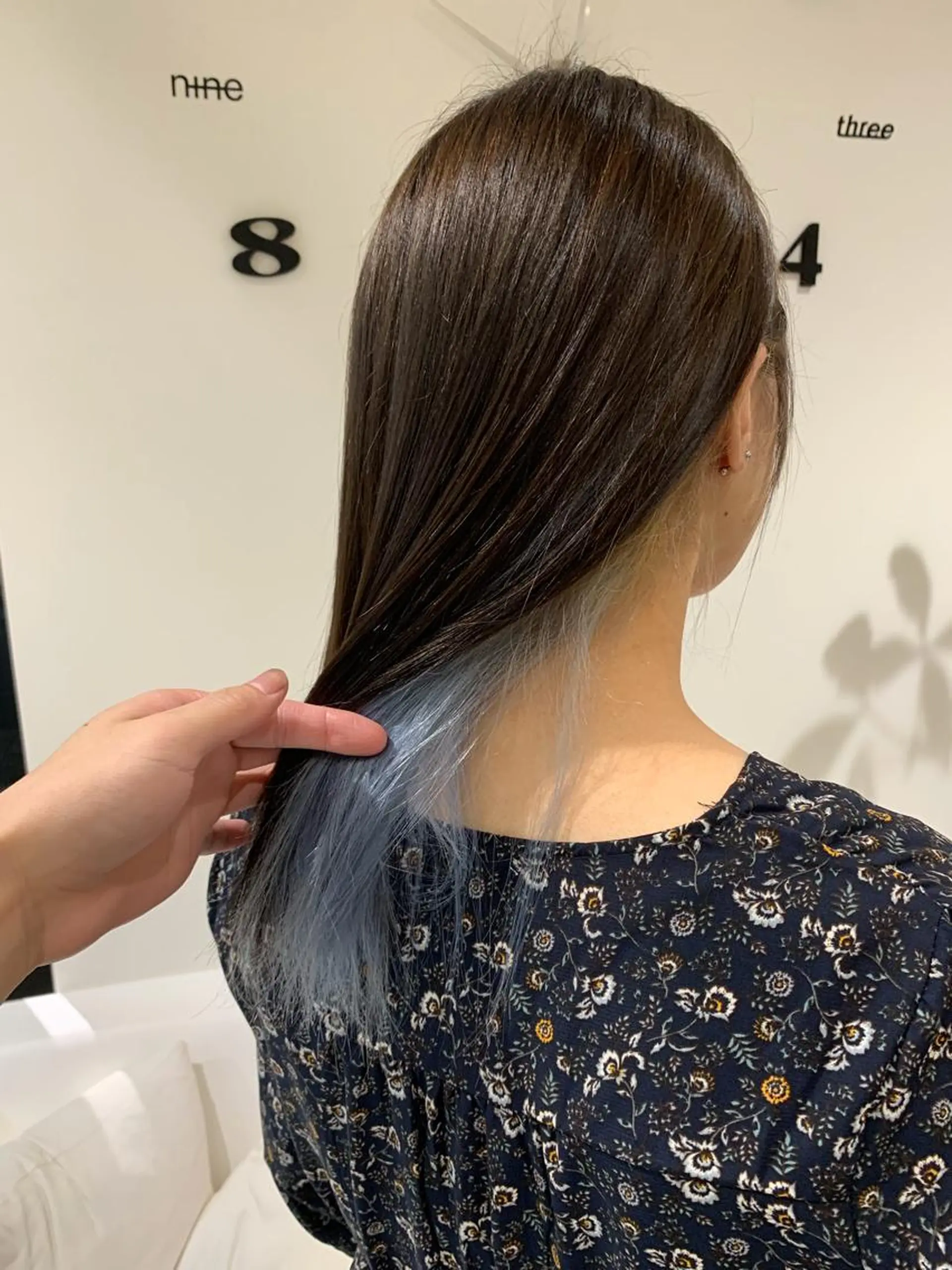 セミロング カラー ヘアカラー 松吉 純平のヘアスタイル