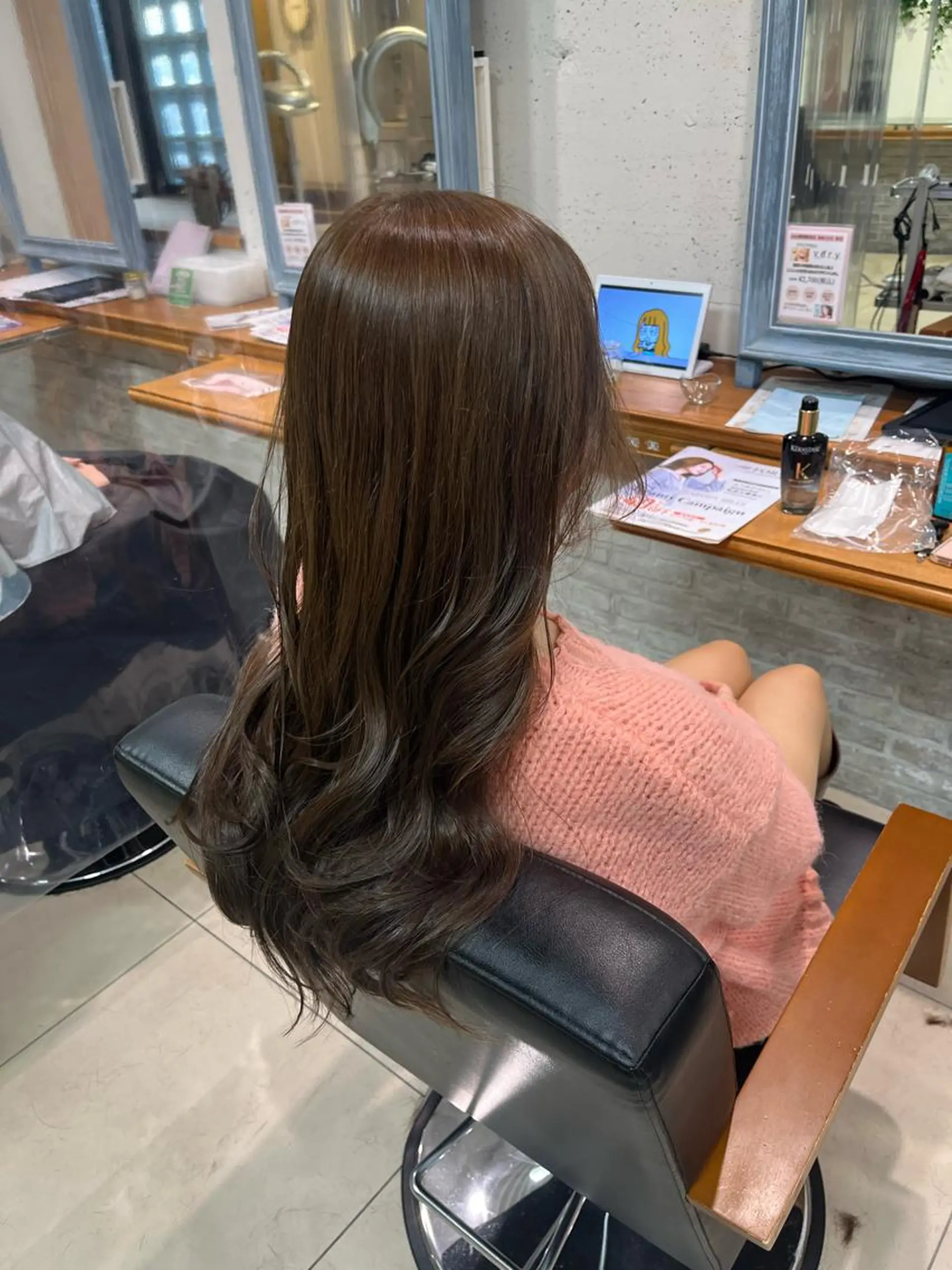 ロング カラー カット ヘアカラー トリートメント 310【サンイチマル】所属・透明感ハイトーン🦄 キラ🌈のヘアスタイル