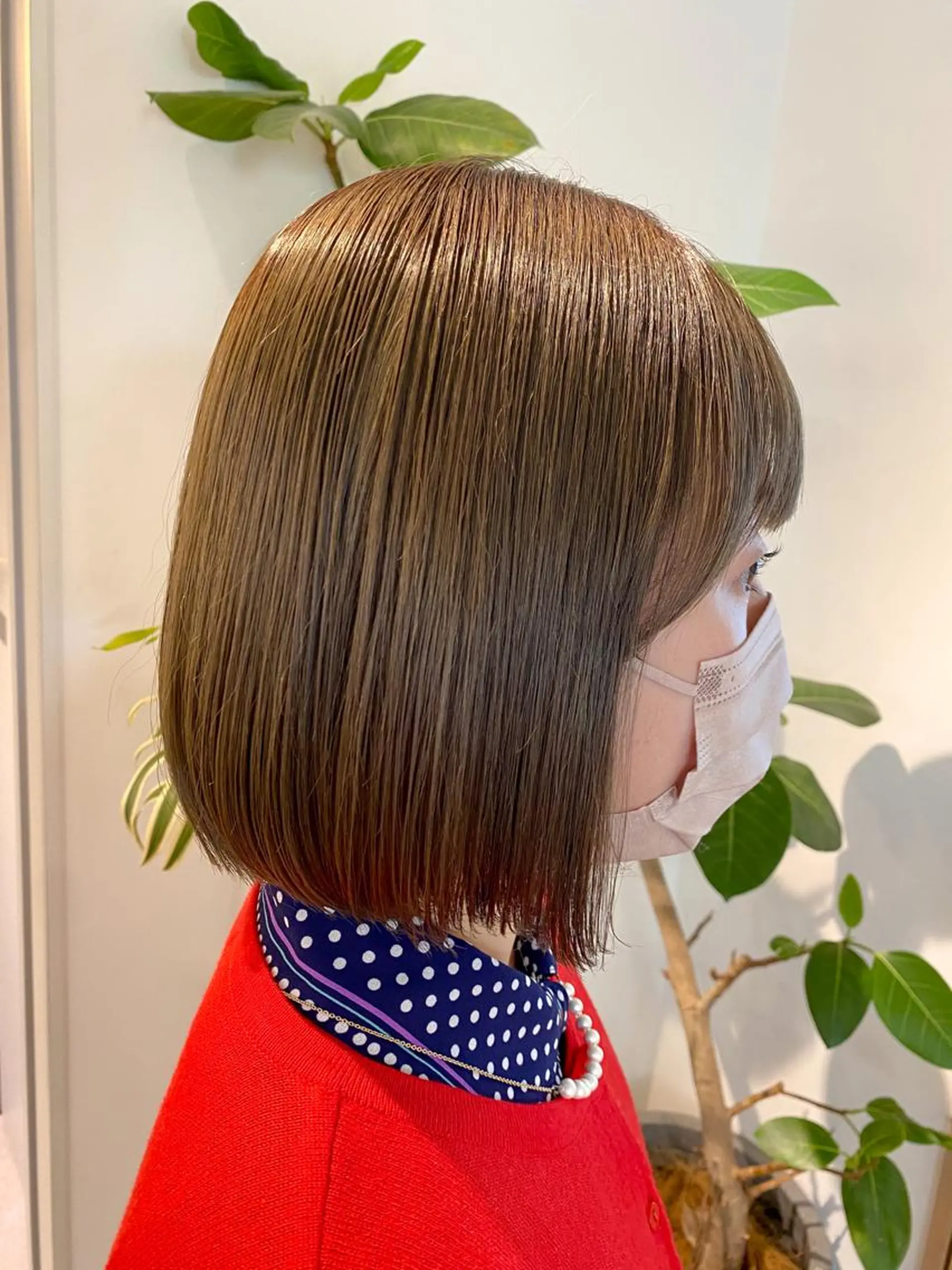 ショート ヘアアレンジ ボブ 🤍似合わせカット/ 艶カラー/表参道🫧のヘアスタイル