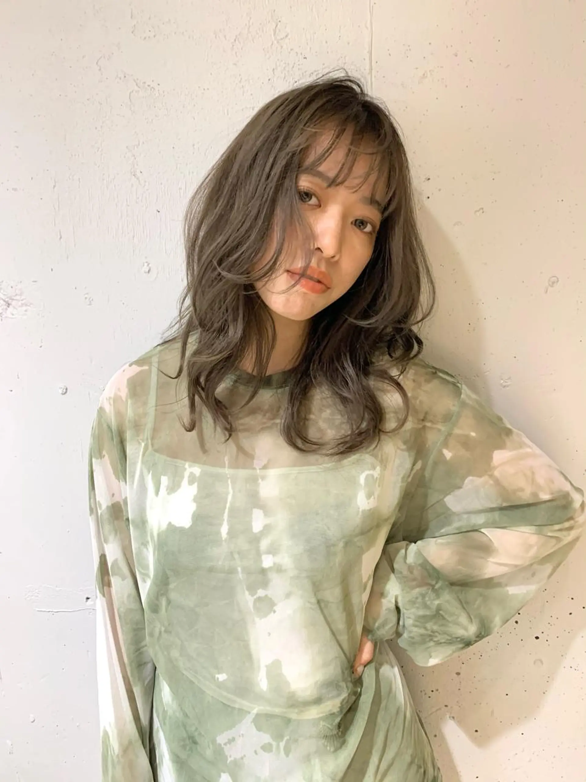 セミロング カラー ヘアカラー トリートメント 髪質改善period.所属・いしかわまい🎀 髪質改善特価サロンのヘアスタイル