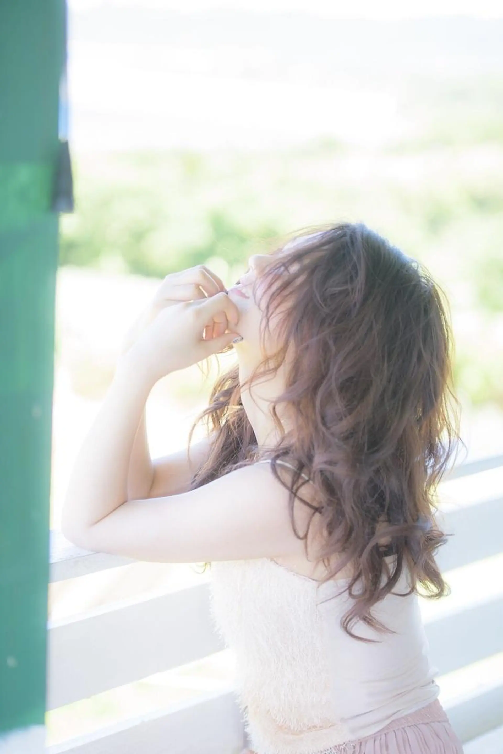 ロング カラー パーマ ヘアアレンジ メンズ ネイル メンズハイライト メンズパーマ ハイライトカラー ハイライト 福元友梨 ディレクター✂️のヘアスタイル