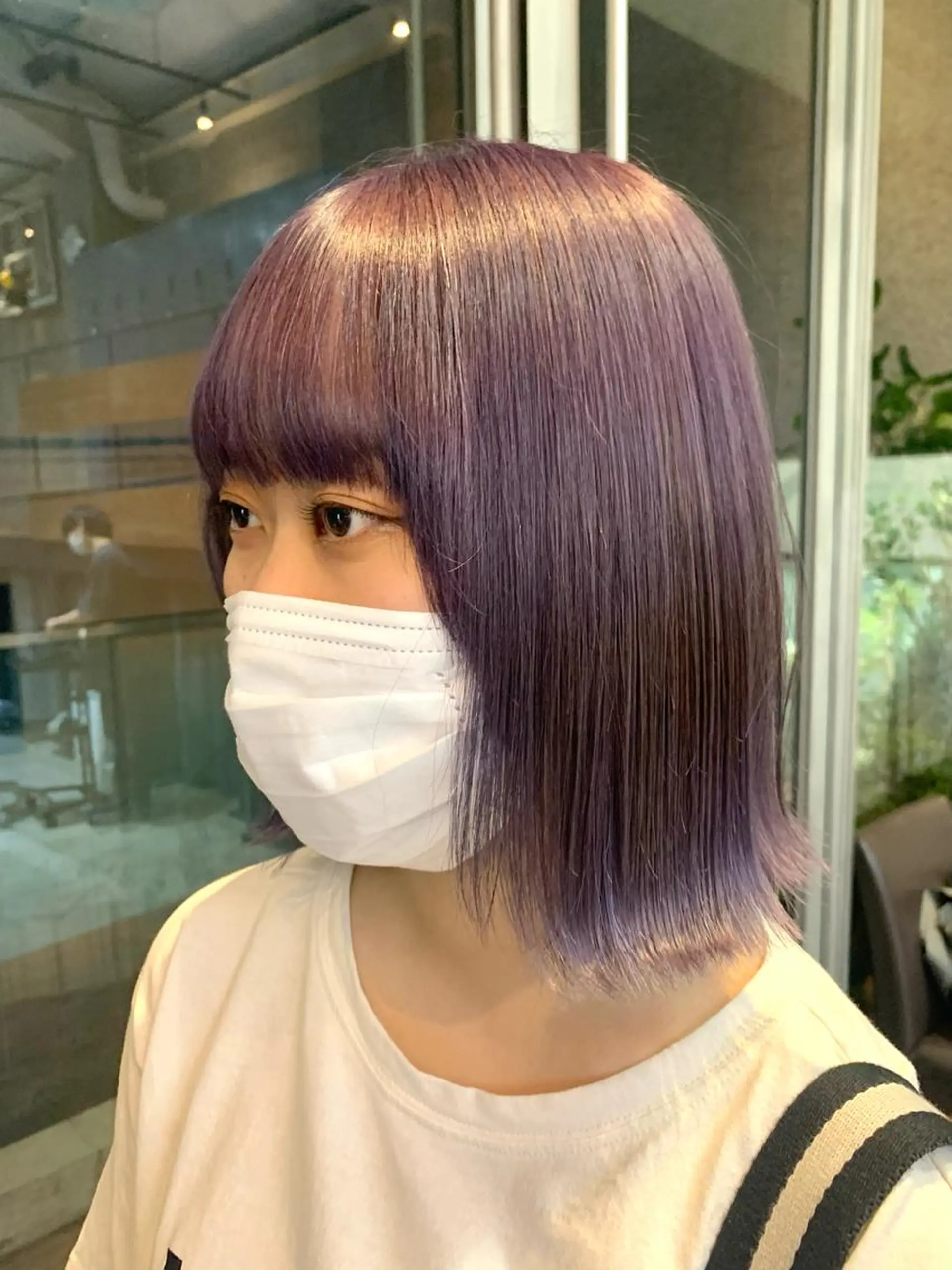 ミディアム カラー 光透け髪🫧 moekaのヘアスタイル