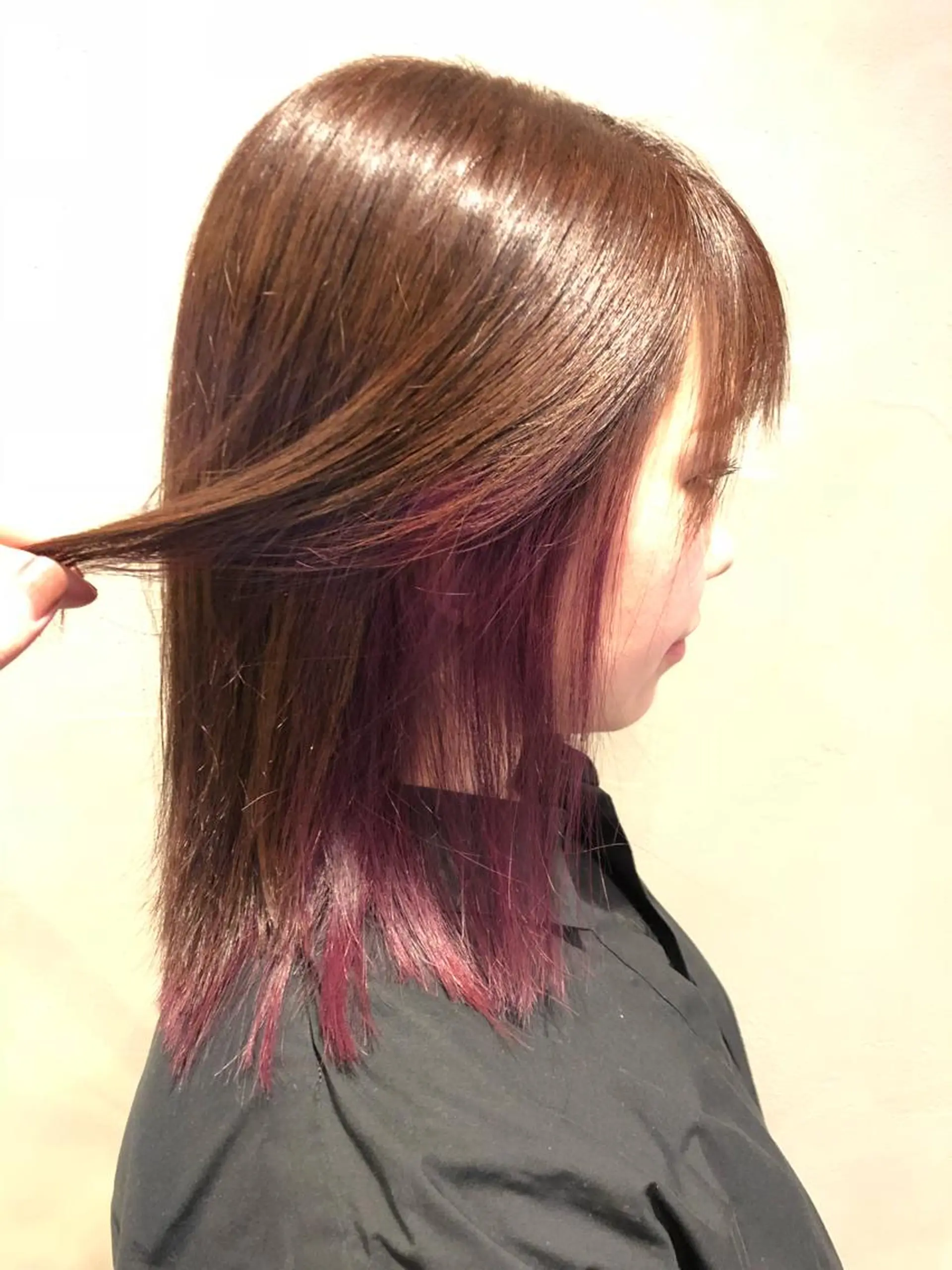 ミディアム パープルカラー FELIZA所属・似合わせの達人🔥 石川就平のヘアスタイル