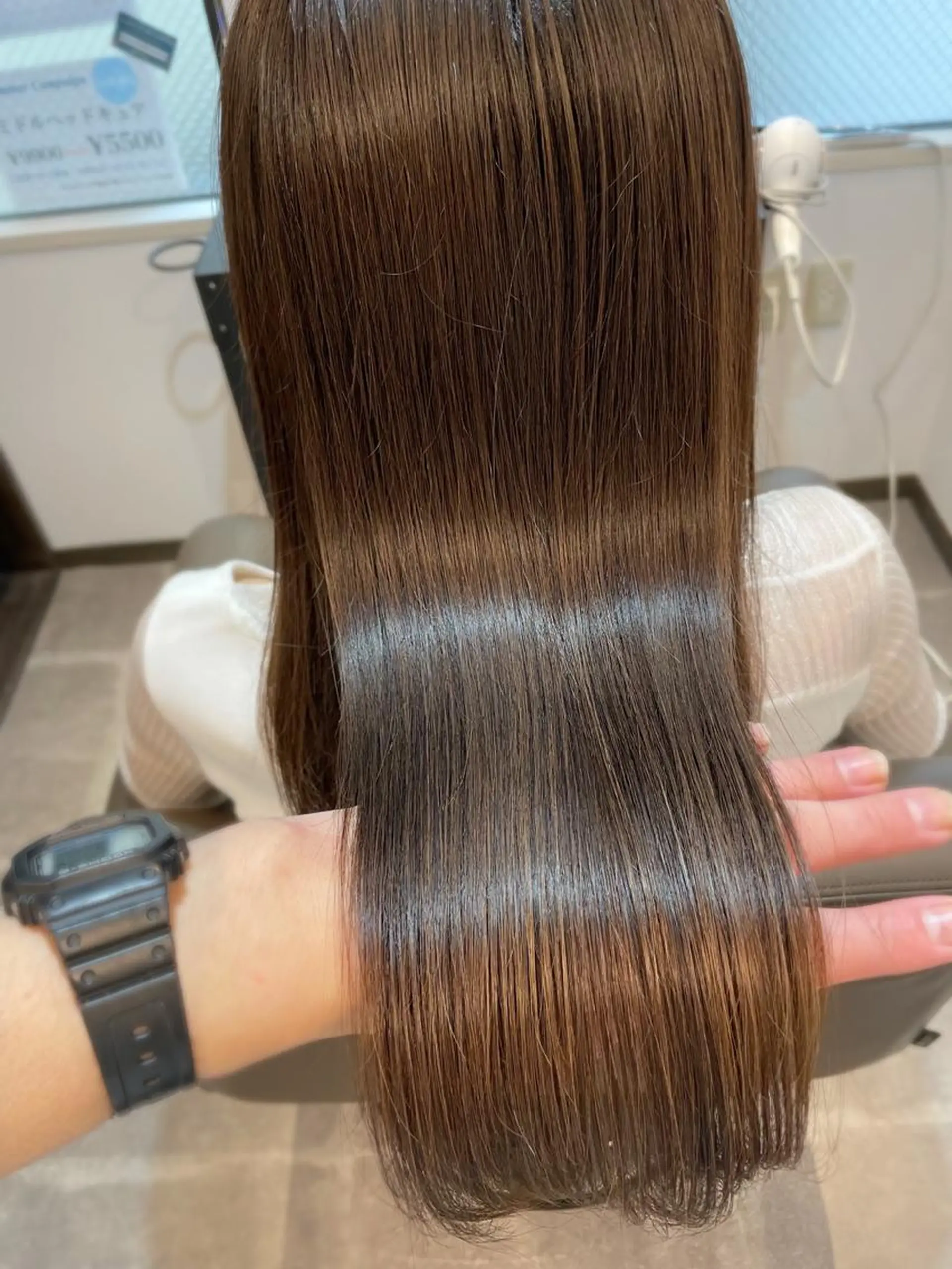 ロング ヘアカラー トリートメント 中村 研介のヘアスタイル