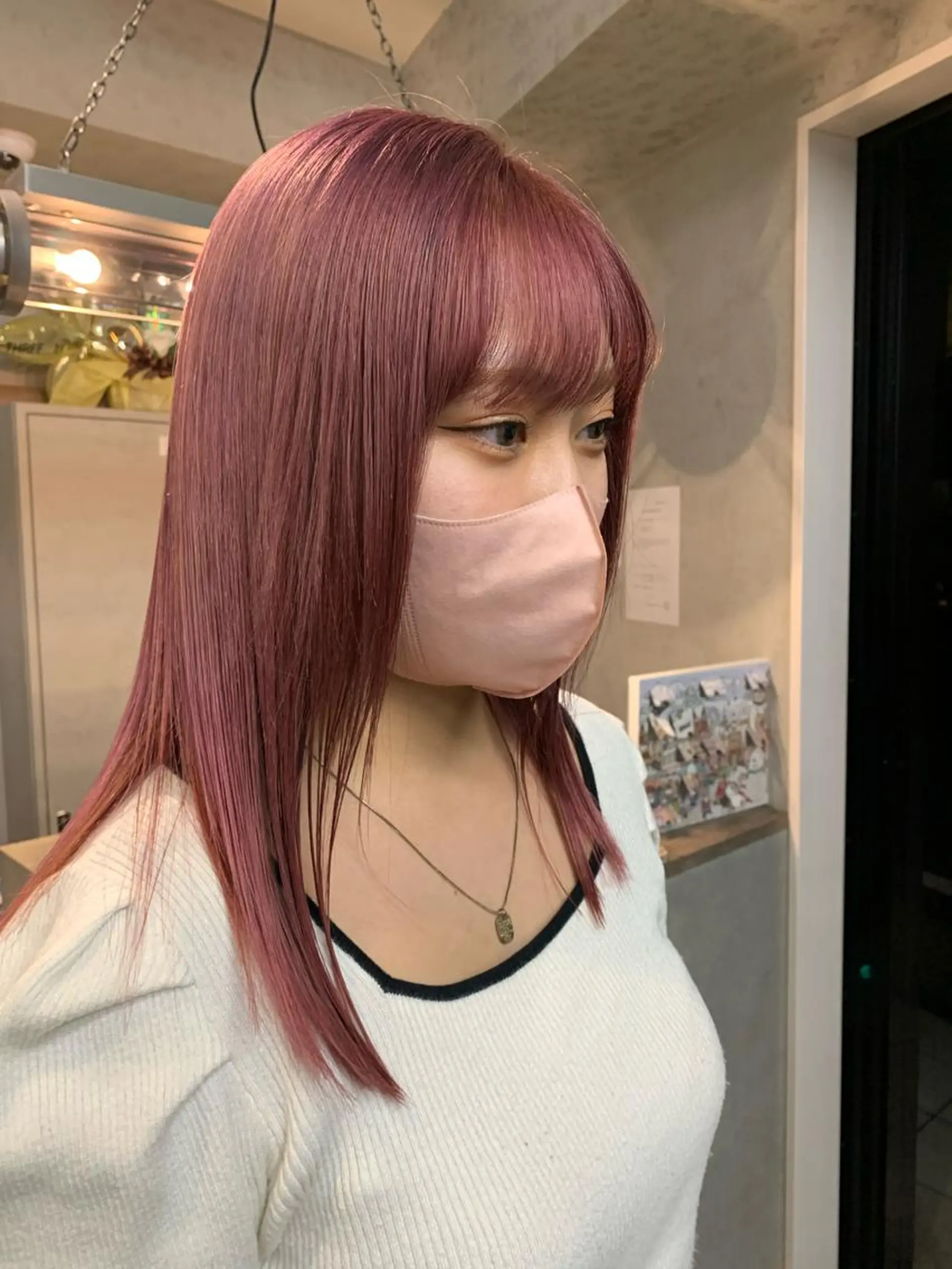 ロング カラー ヘアカラー トリートメント Haru/THREE …by velvetのヘアスタイル