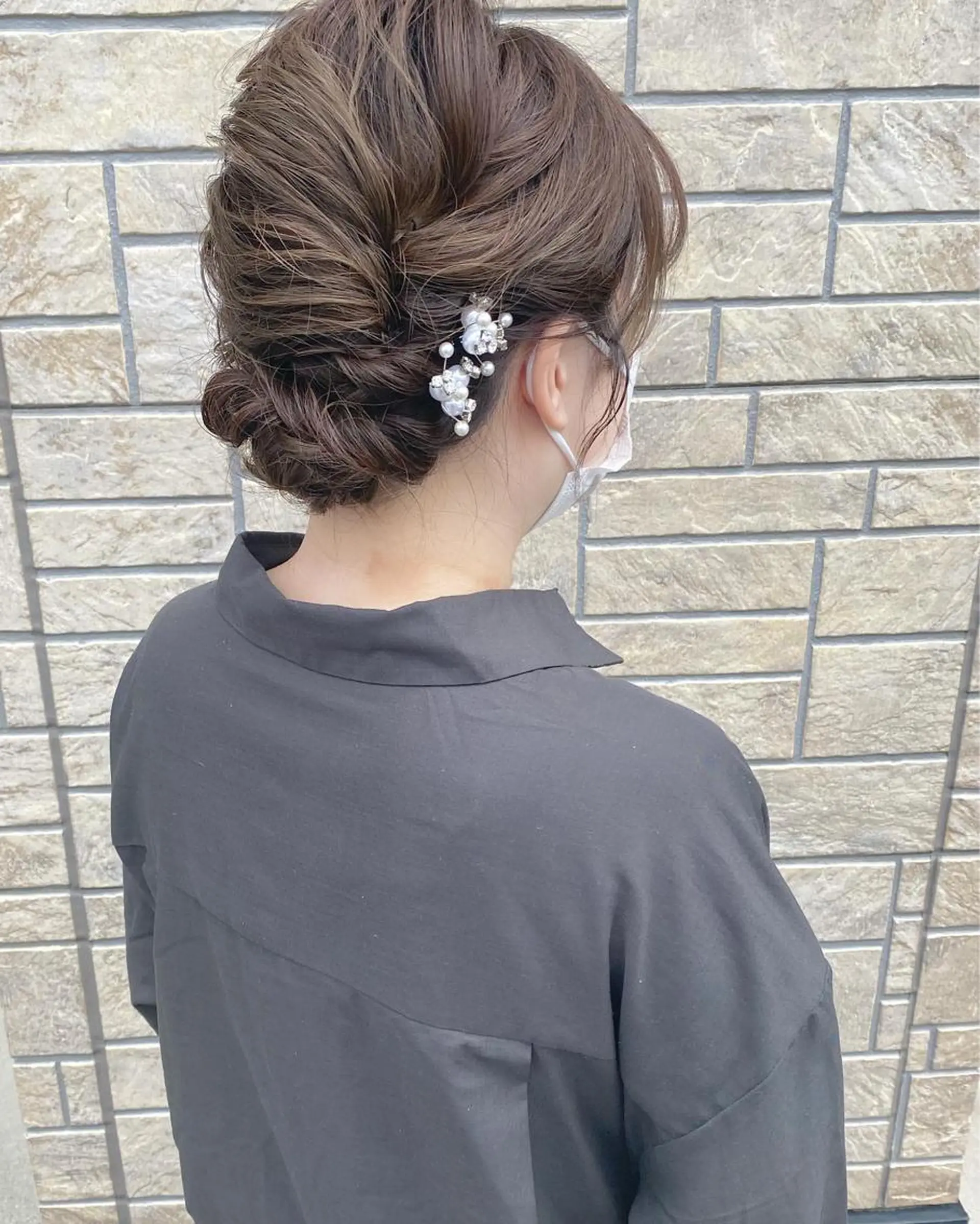 ミディアム ヘアアレンジ FIORE hair design所属・山根 奈緒のマツエク・マツパデザイン