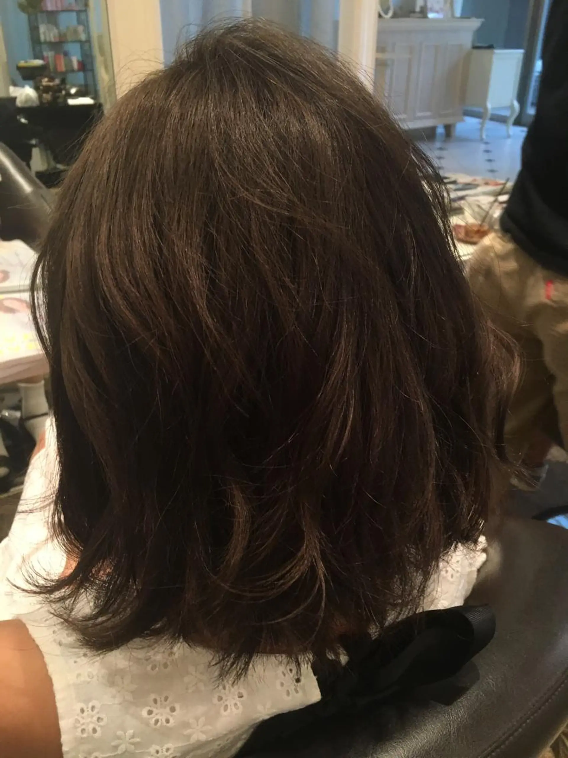 ミディアム カラー ダークグレー ダークグレージュ グレージュ 🏆感動をお約束🏆 🥇SHO🎖のヘアスタイル
