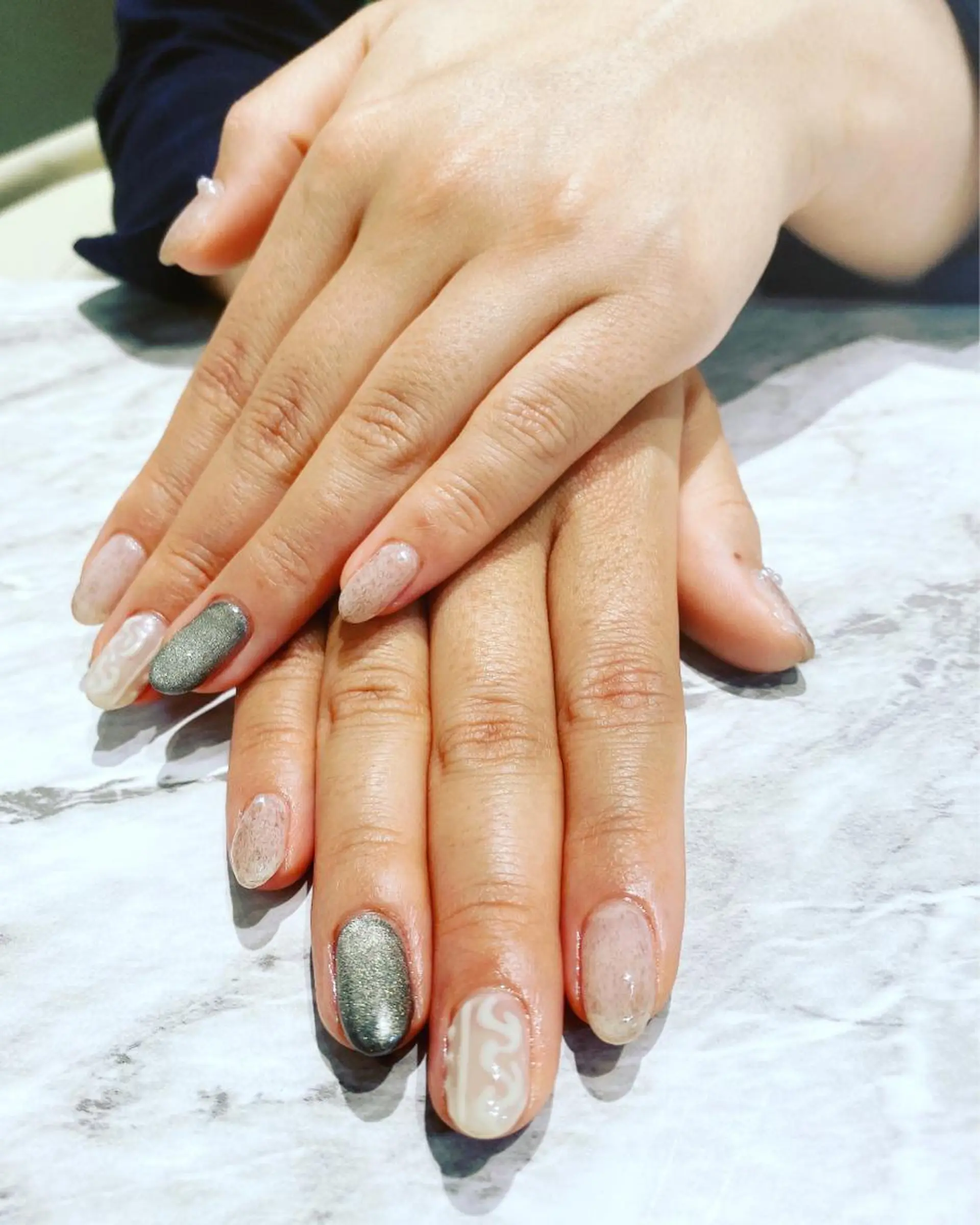 ネイル ハンドネイル フットネイル ハンドケア nail salon  AlgeTy所属・✴︎:.｡. MAKI.｡.:✴︎のネイルデザイン