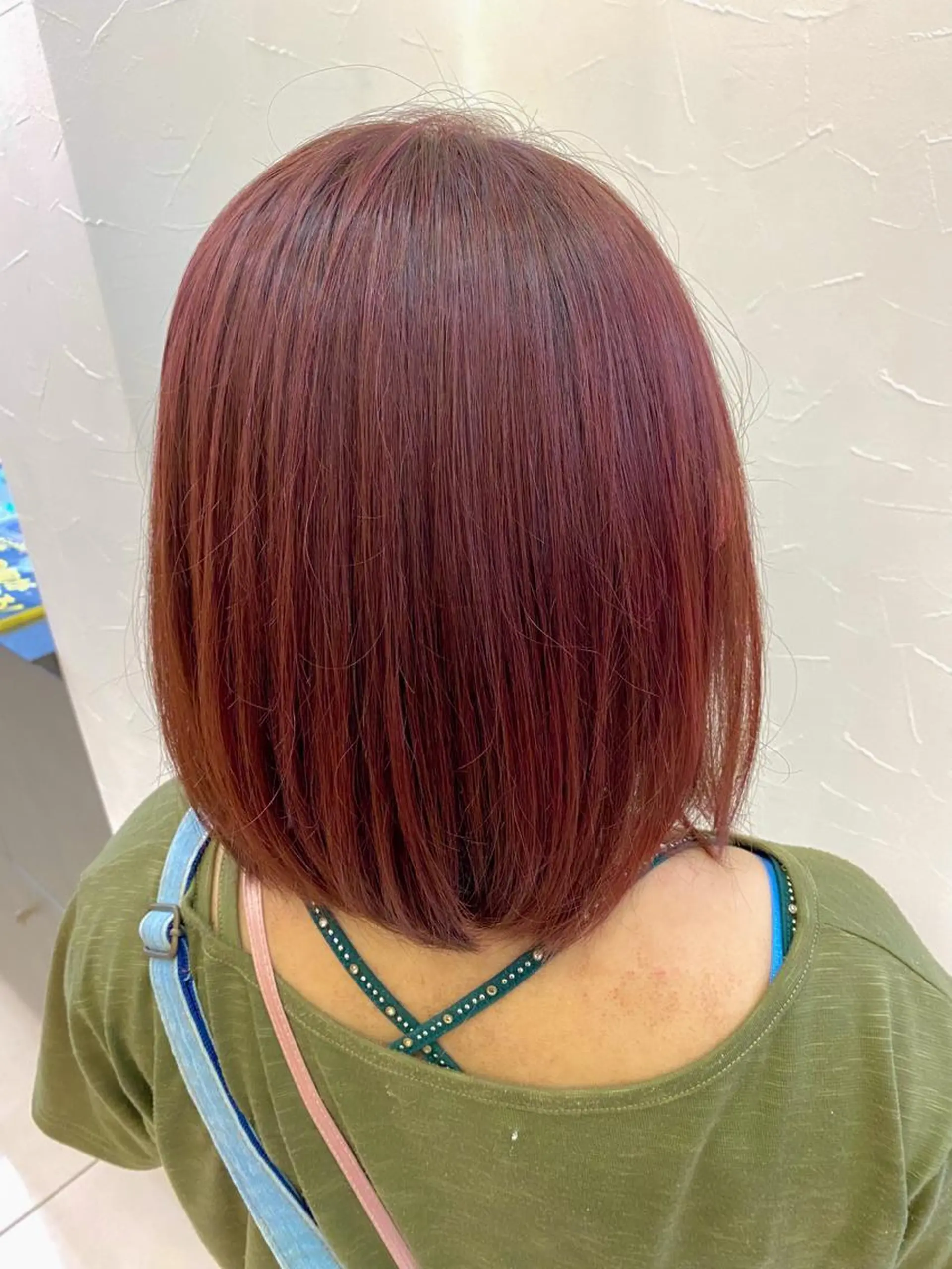 ミディアム カラー ブラウンカラー シェアサロンR所属・川合 勇気のヘアスタイル