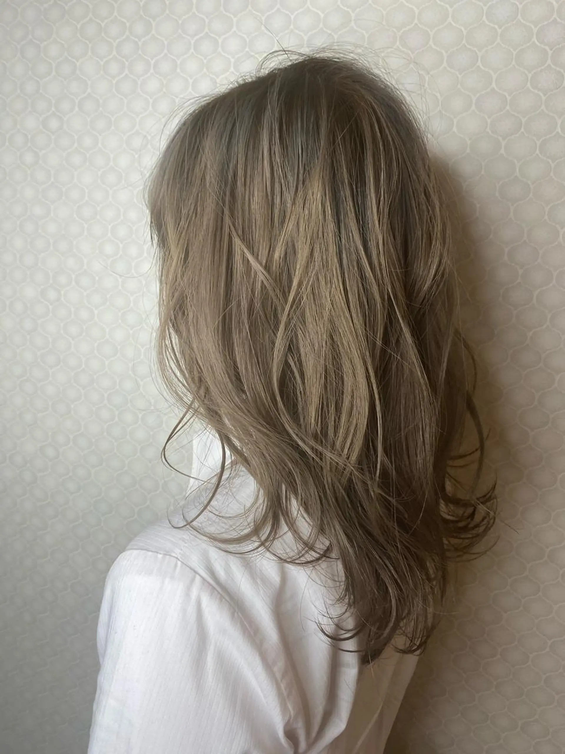 ロング カラー サロンド・かわの所属・岡野 咲絢【saaya.】のヘアスタイル