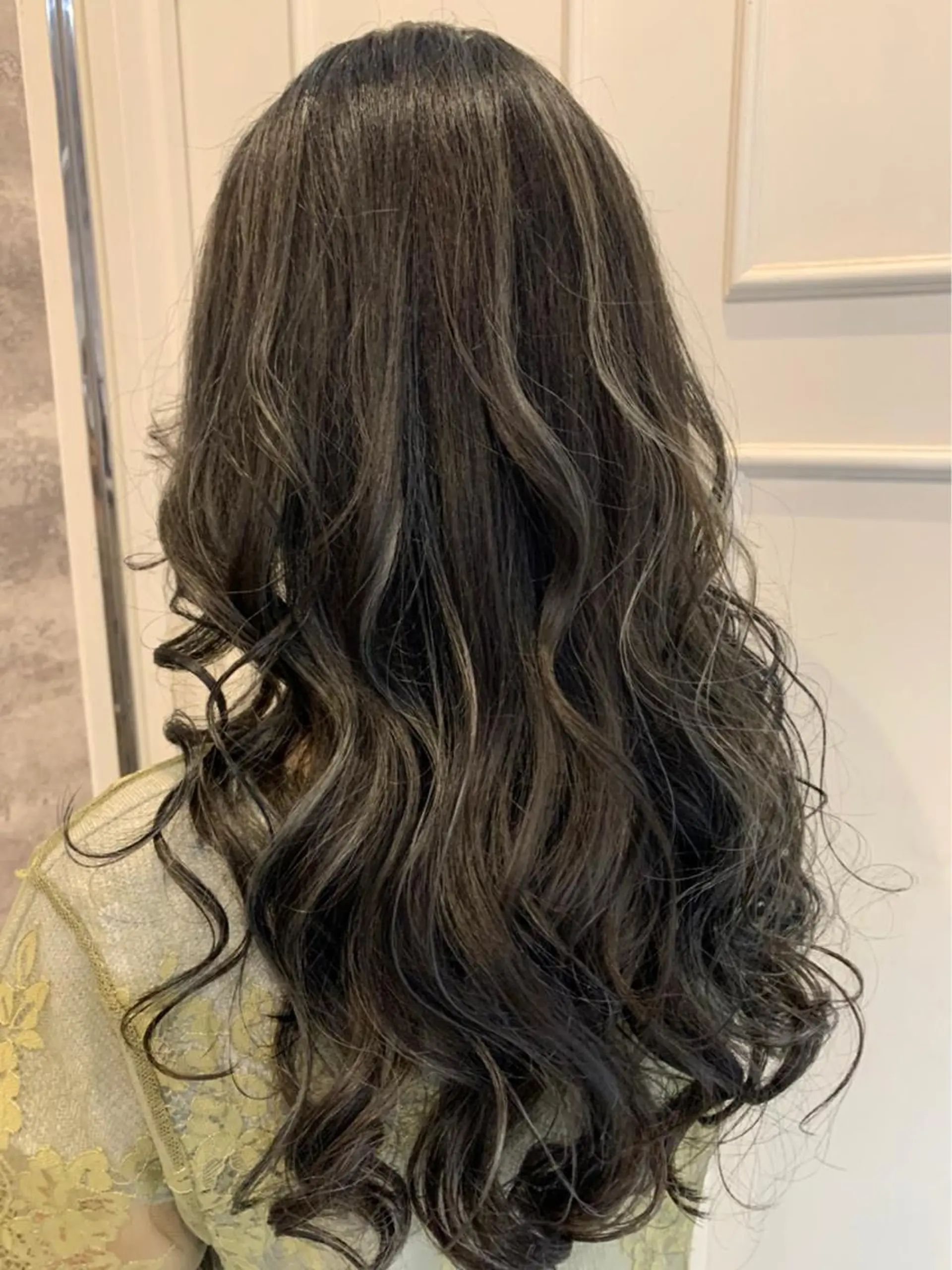 ロング カラー グレージュ ハイライトカラー ハイライト 🫟Blanco🫟 Color&Careのヘアスタイル