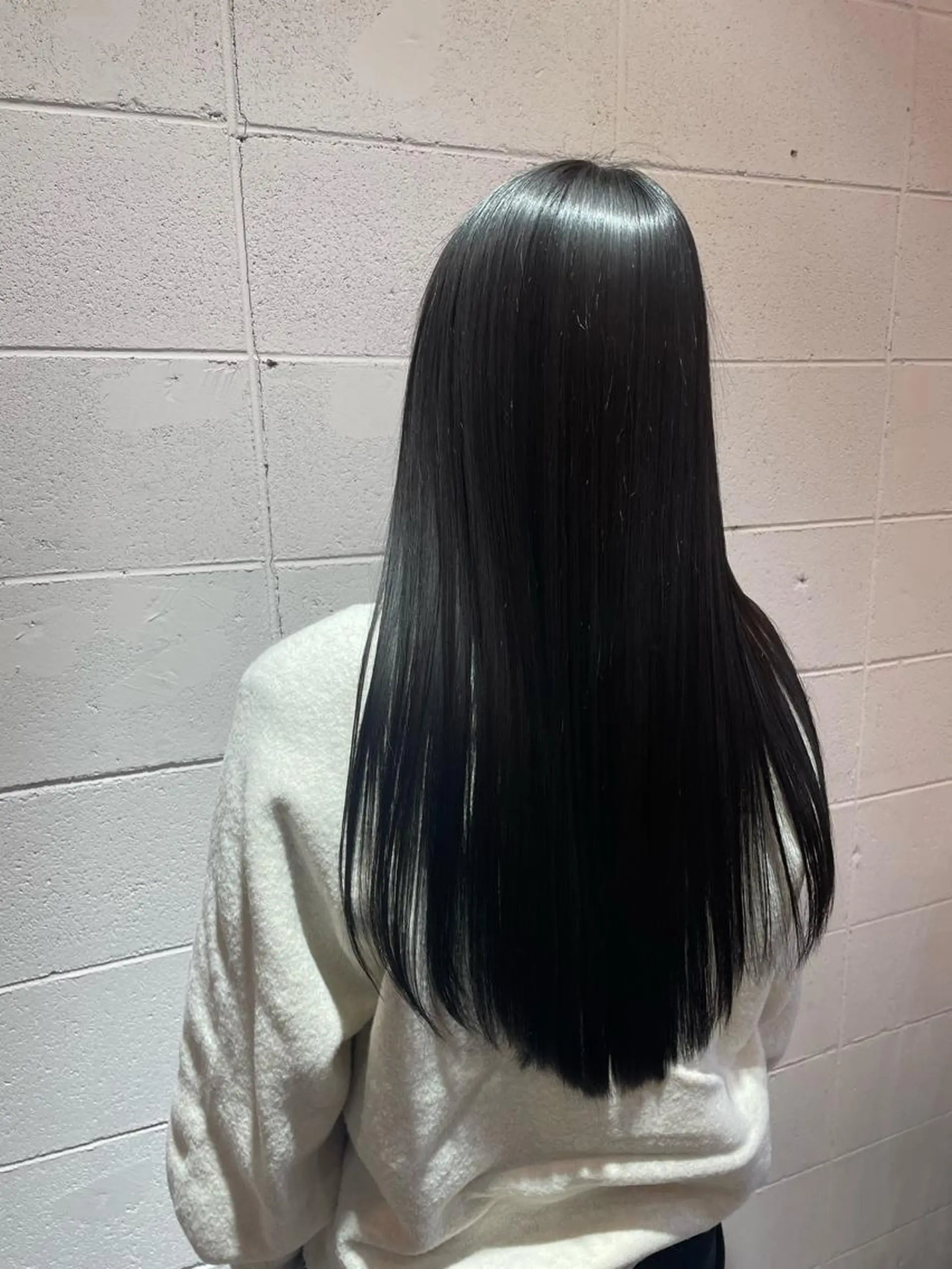 ロング 縮毛矯正 カット 縮毛矯正 小坂 真子のヘアスタイル