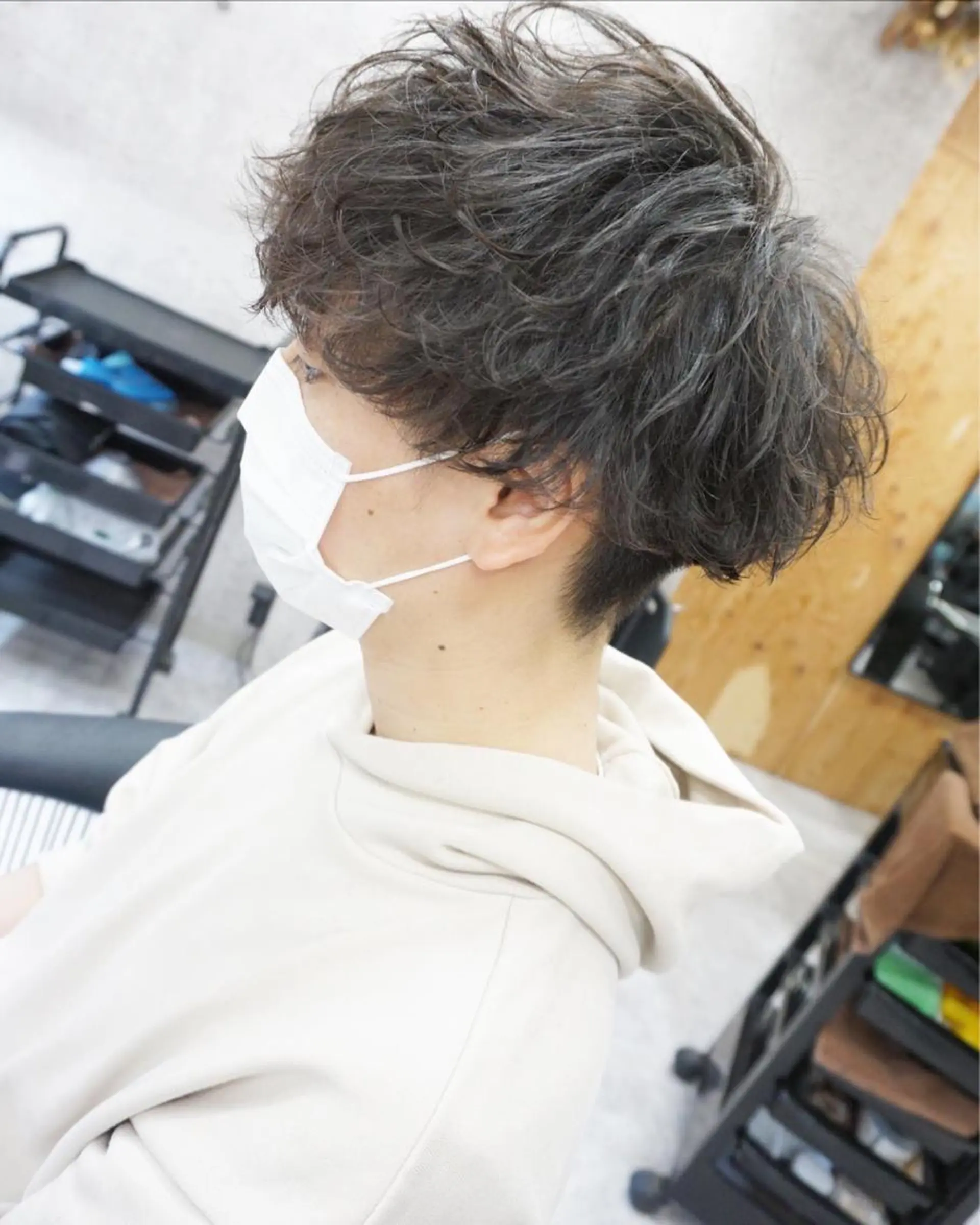 メンズ メンズパーマ メンズツイストパーマ ツイストパーマ カット パーマ hair teria ryu 大塚のヘアスタイル
