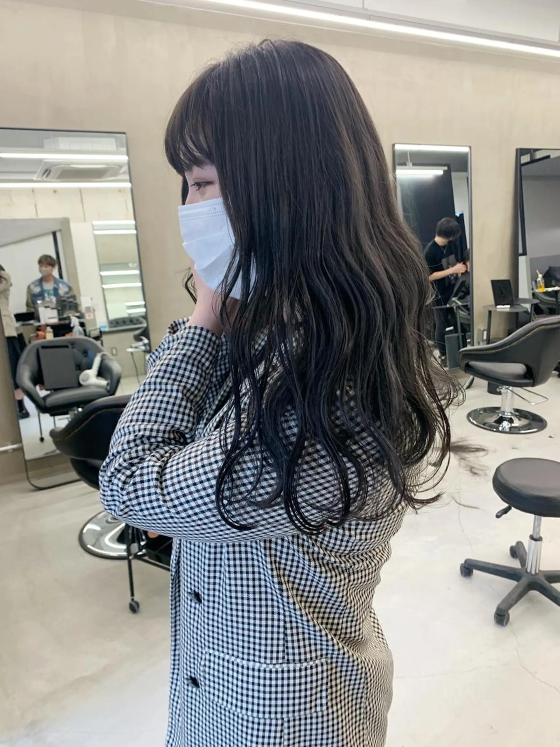 ロング カラー シルバー kimika🥑 メンズ/髪質改善のヘアスタイル