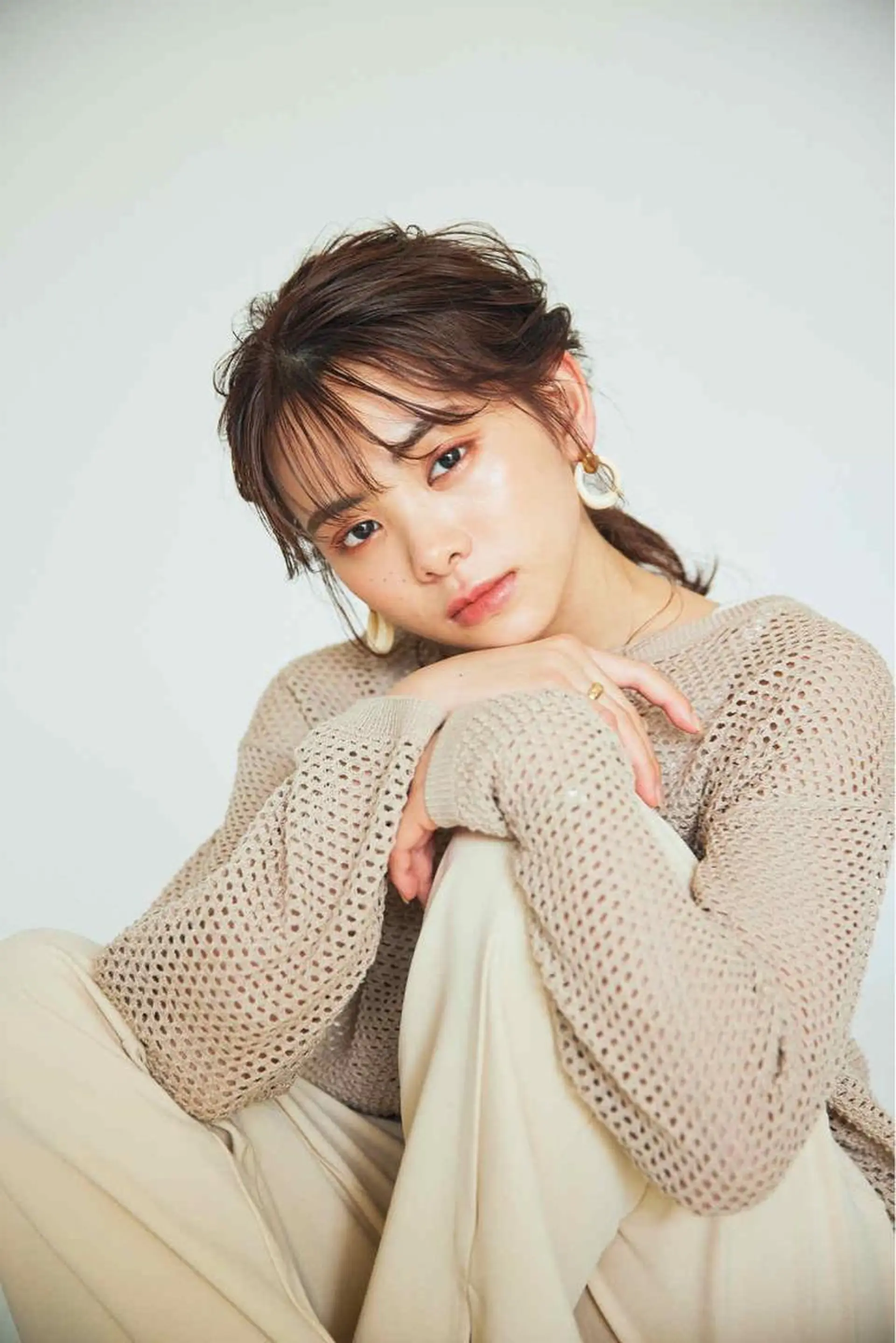 ミディアム カラー ヘアカラー トリートメント 🌹似合わせカラー/ 酸性縮毛🌹野本麗奈のヘアスタイル
