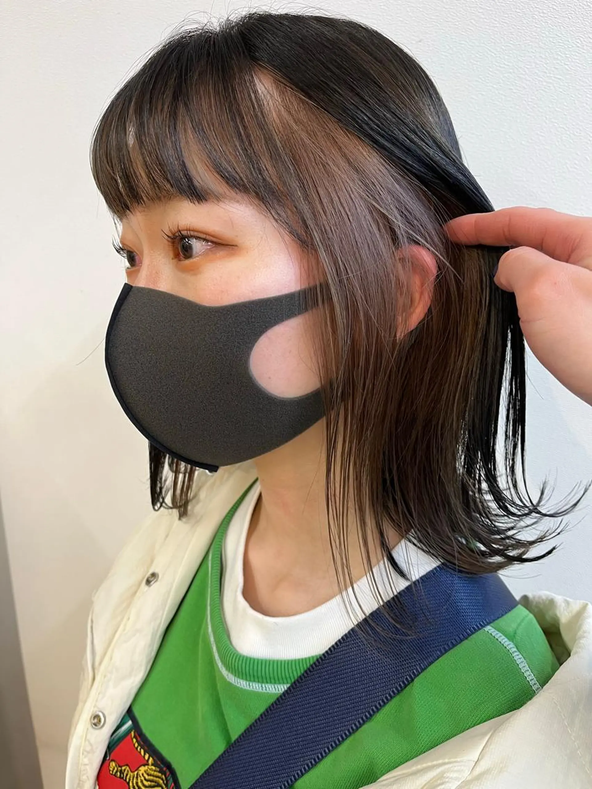 ミディアム カラー Riposo.所属・✨似合わせカラー✨ 奈須晴香のヘアスタイル