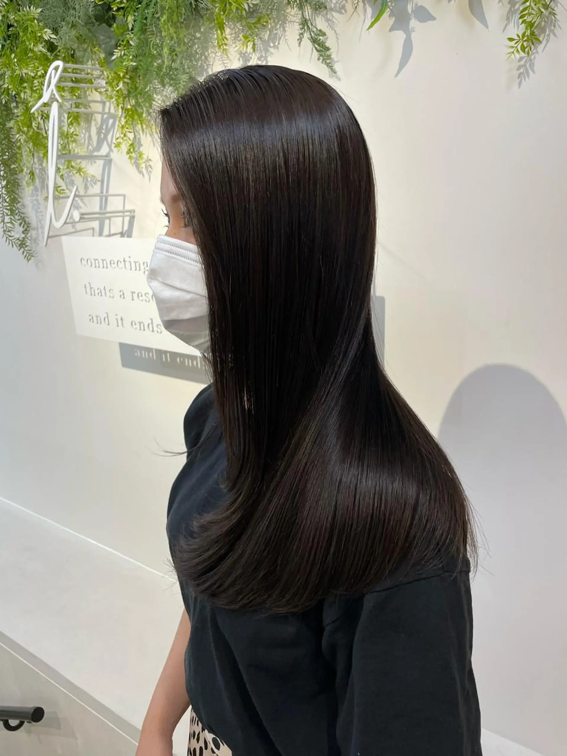 ロング カラー アッシュ アッシュグレー アッシュグレージュ 透明感カラー グレージュ レイヤー/韓国ヘア /顔周り/大久保貴之のヘアスタイル