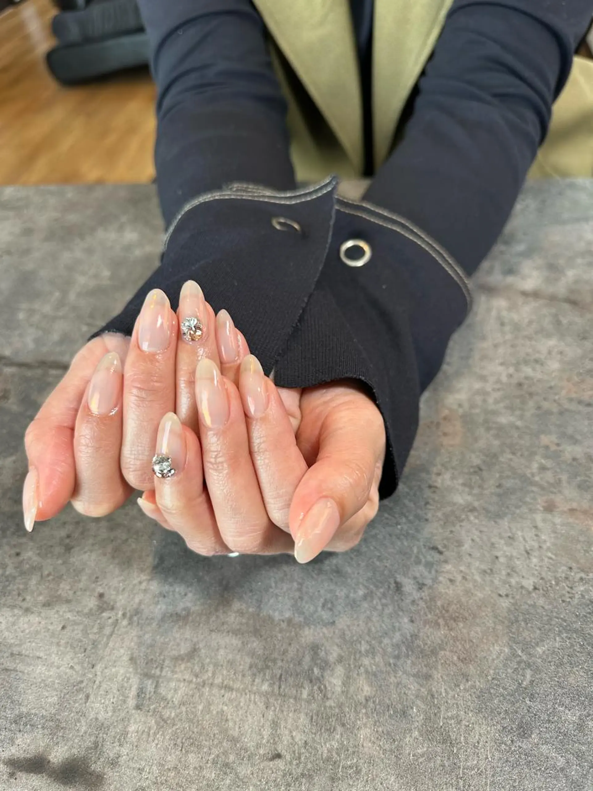 ネイル フラワーネイル ジェルネイル 大理石ネイル(マーブル) ニュアンスネイル シンプルネイル nail salon amanoのネイルデザイン