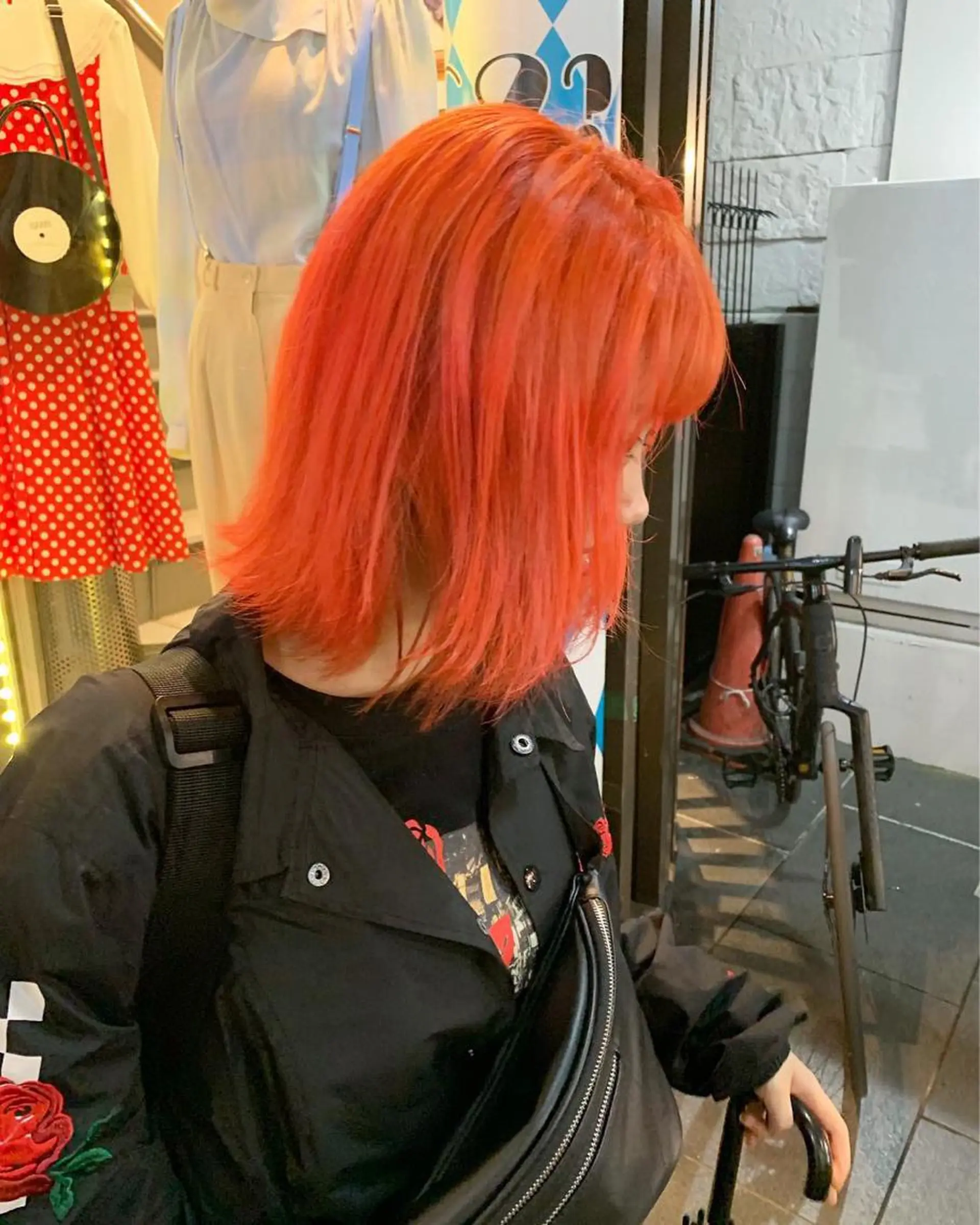 ミディアム カラー ピンクベージュ/新潟 万代/高橋桃葉🍑のヘアスタイル