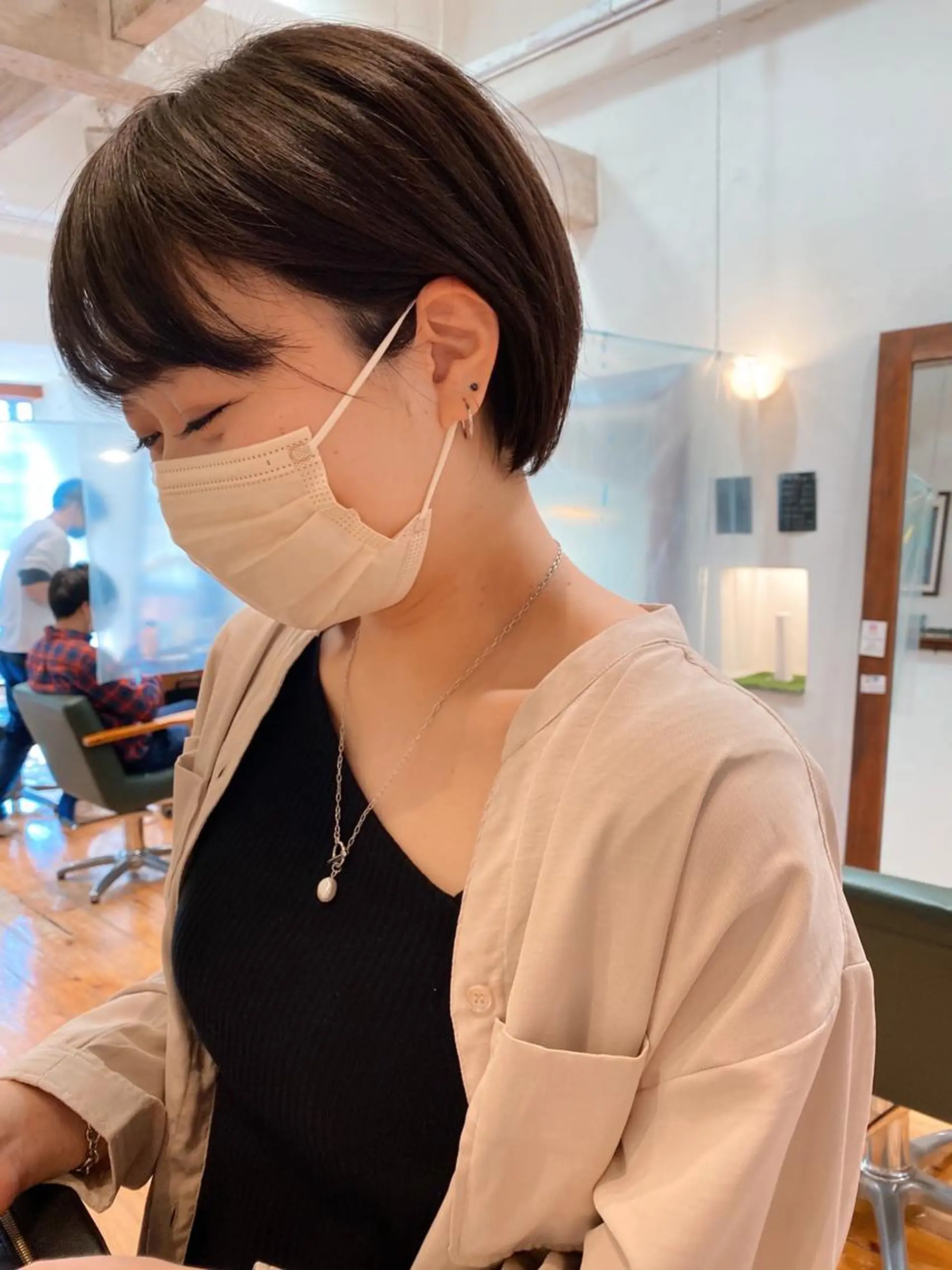 ショート カラー カット特化柏駅 徒歩3分LOUのヘアスタイル