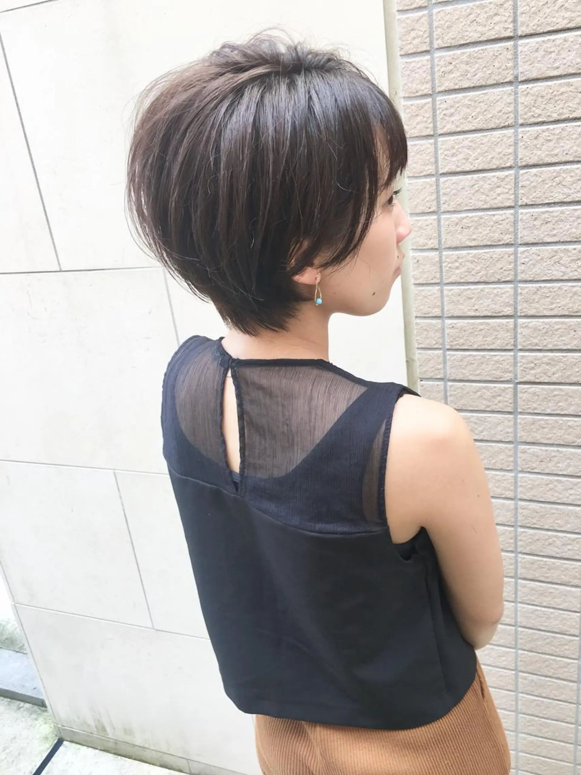 ショート カラー カット ショート、ボブ シマダマサトのヘアスタイル