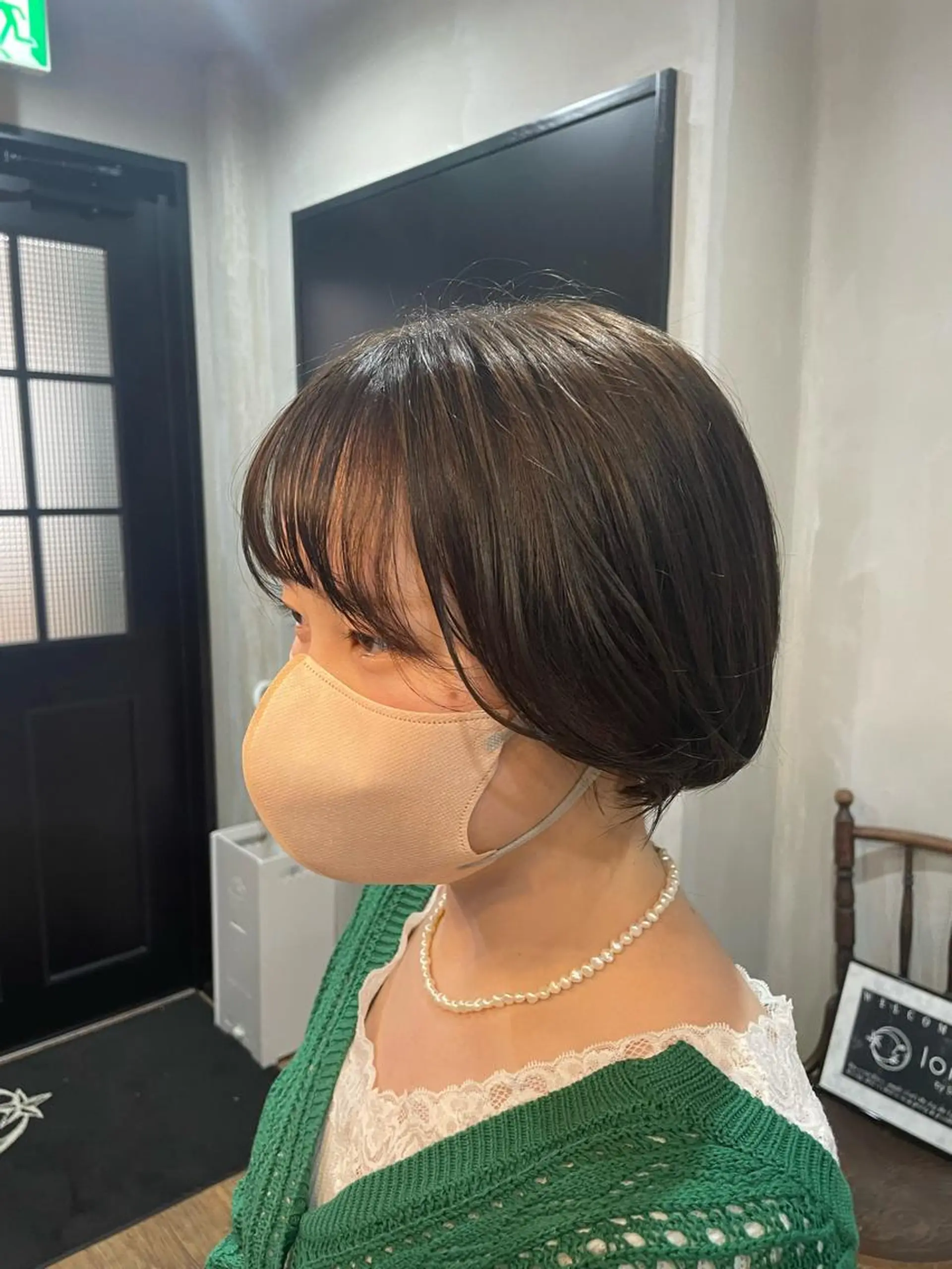 ショート カラー 山本 眞白のヘアスタイル
