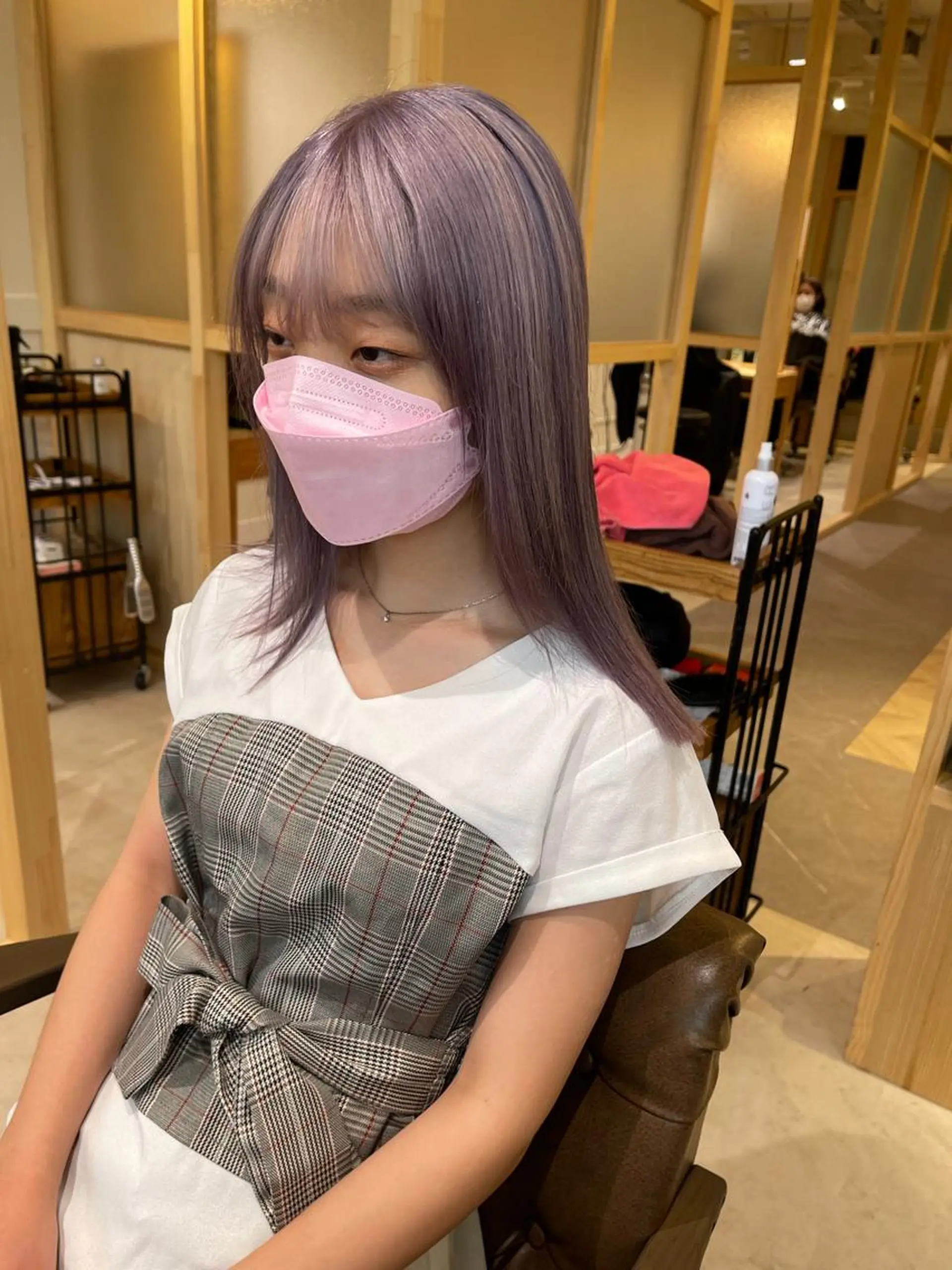 カラー ハイトーンカラー ラベンダーカラー カット ヘアカラー トリートメント PALAN K-Beauty SHINJUKU所属・“ミニモ最高評価獲得 “代表"Kohei"のヘアスタイル