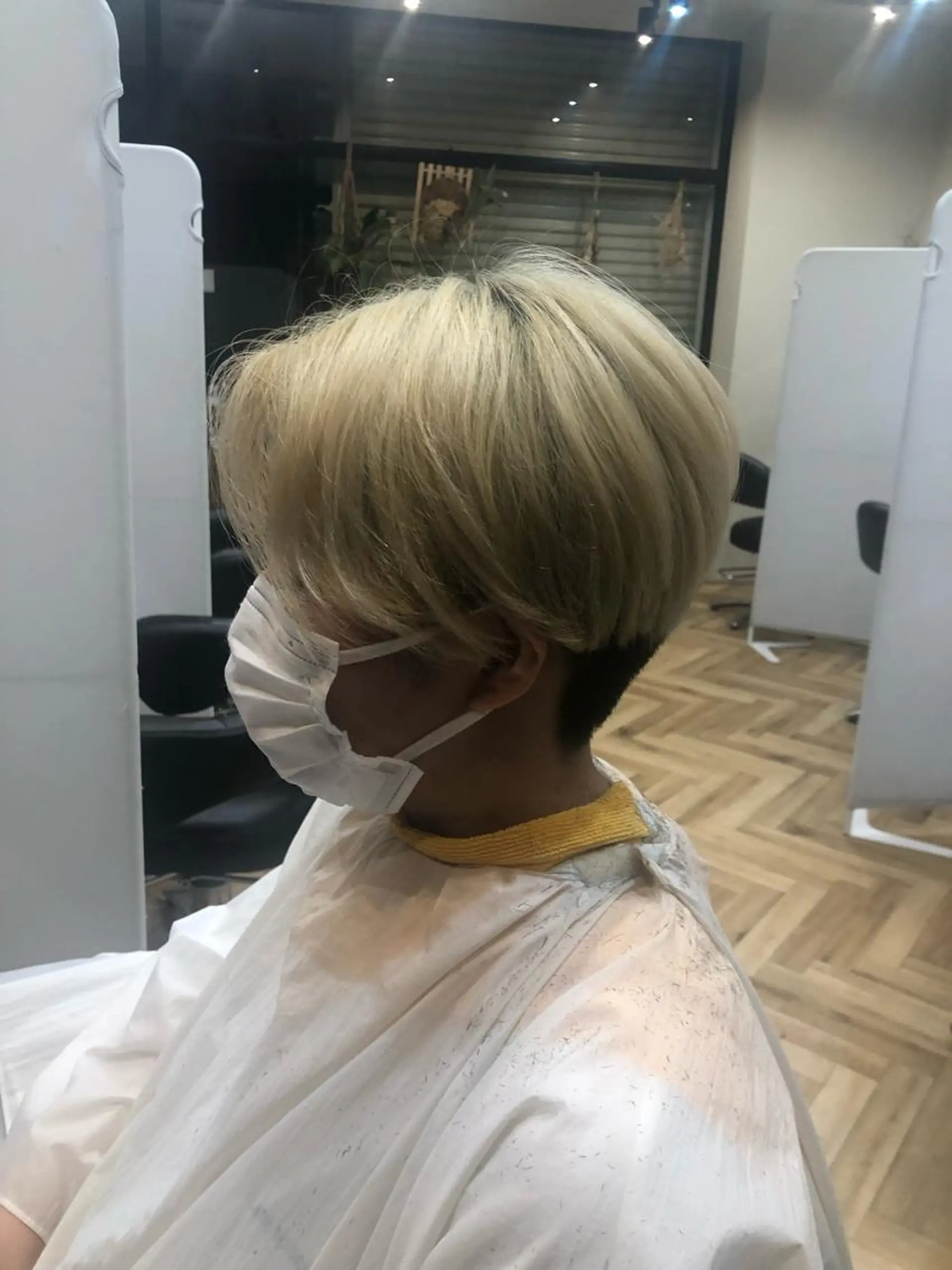 ショート カット ヘアセット 石川(park) ジェウンのヘアスタイル