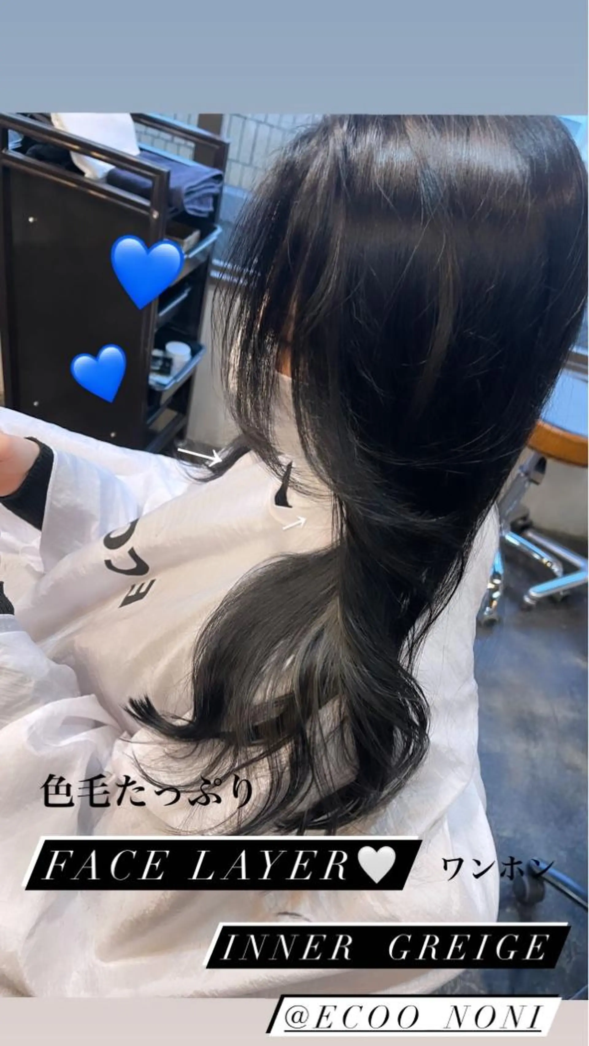 ロング 韓国 / 中国ヘア 🦋Noniのヘアスタイル