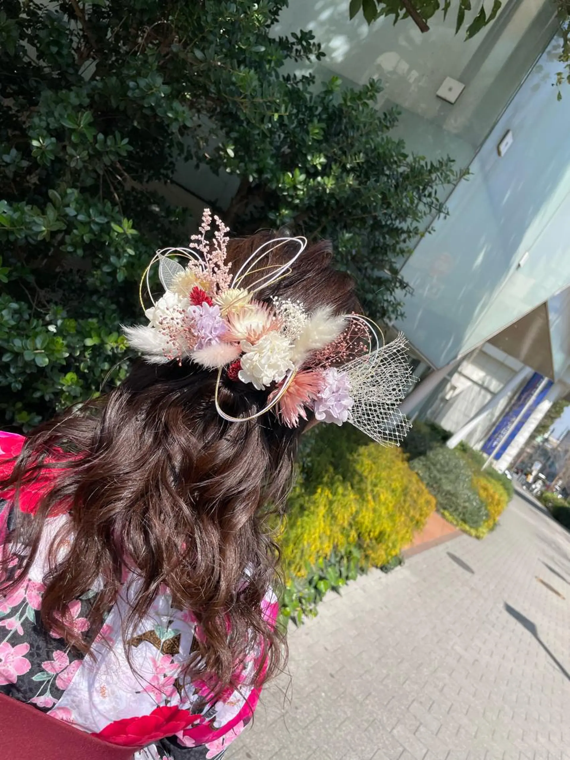 ミディアム 卒業式のヘアスタイル ヘアセット ボブ/レイヤー/ 茉莉花のヘアスタイル