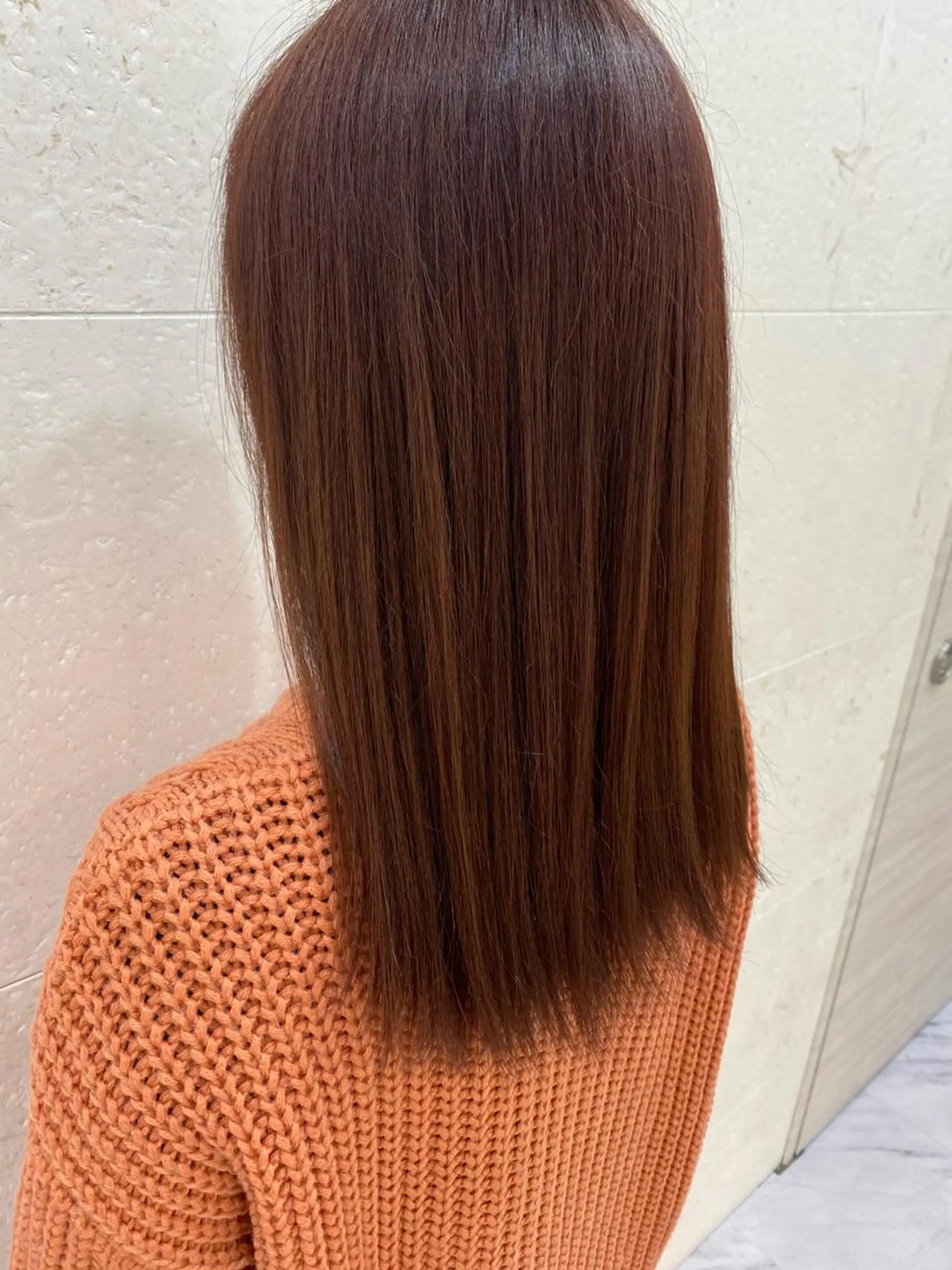 セミロング カラー ピンクカラー shanti 渡辺新也✂️のヘアスタイル