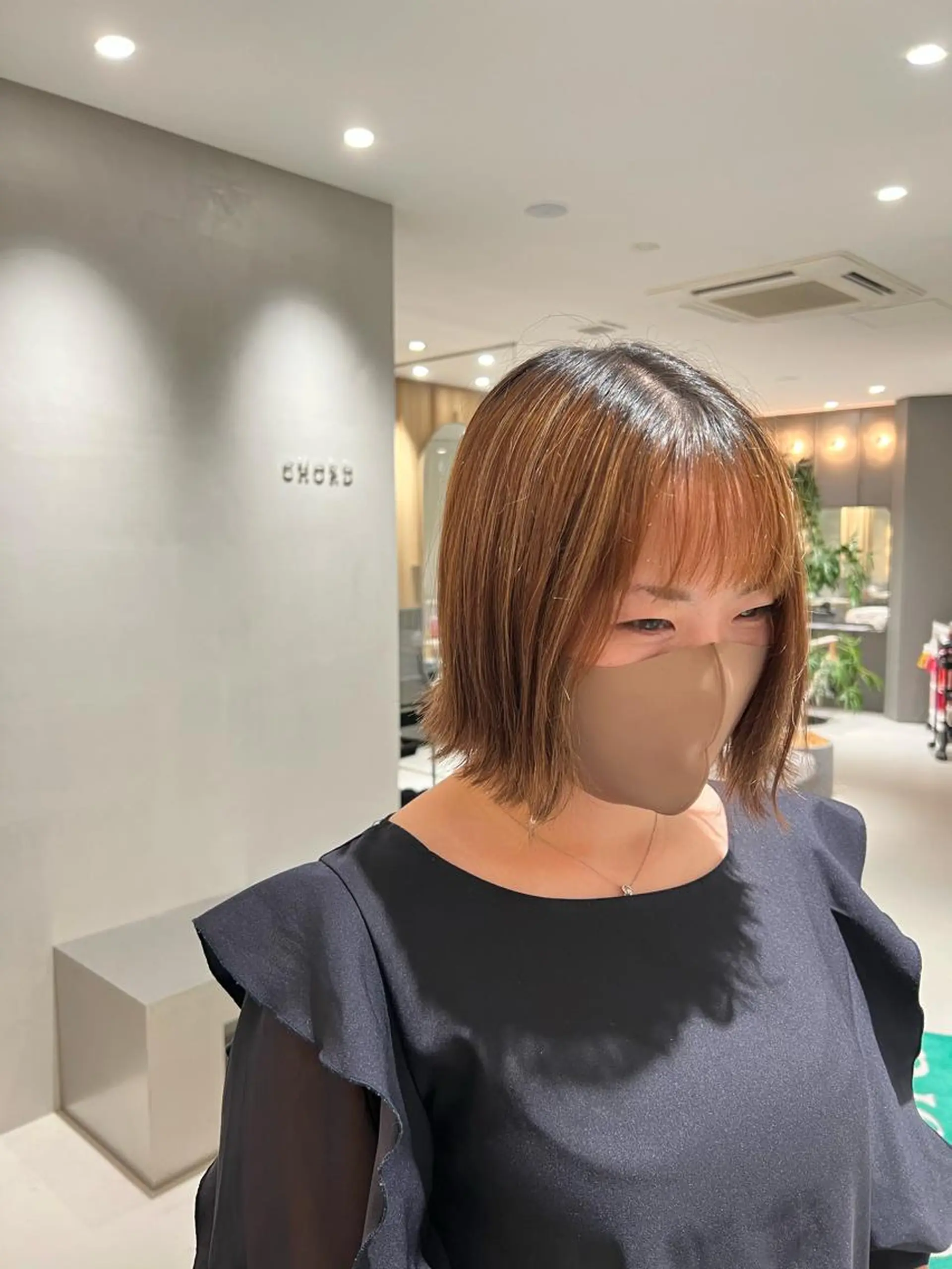 ミディアム 切りっぱなしボブ ボブ 🦄Rena 🦄のヘアスタイル