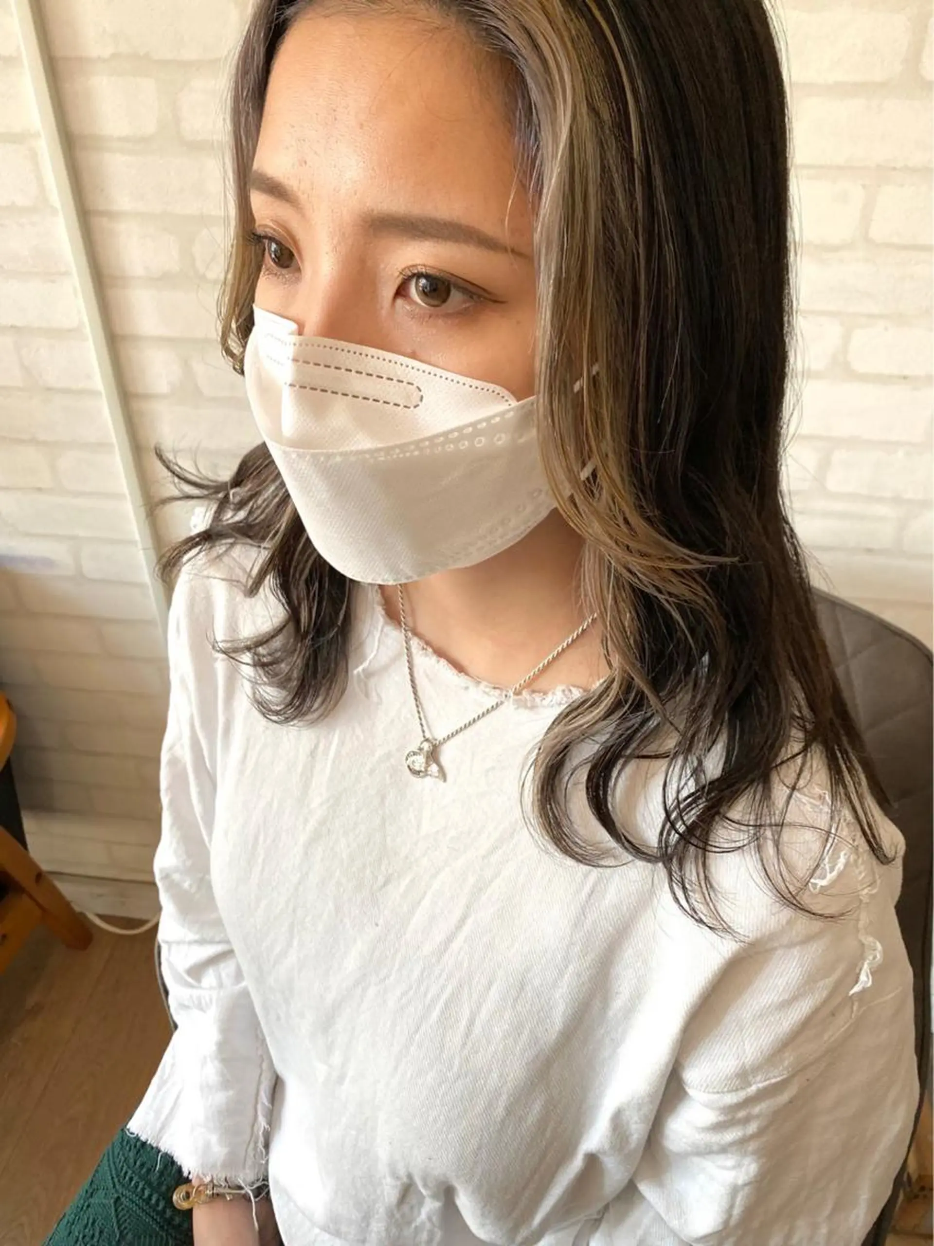 セミロング ヘアカラー トリートメント cocoluana(ココルアナ)所属・韓国風ヘア専門 🇰🇷Noaのヘアスタイル