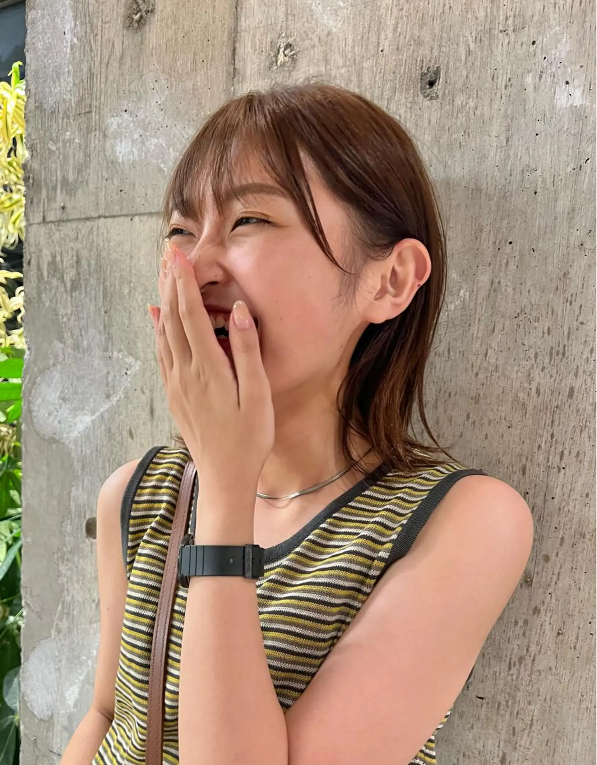 ミディアム カラー piilo. かわい  なつみのヘアスタイル
