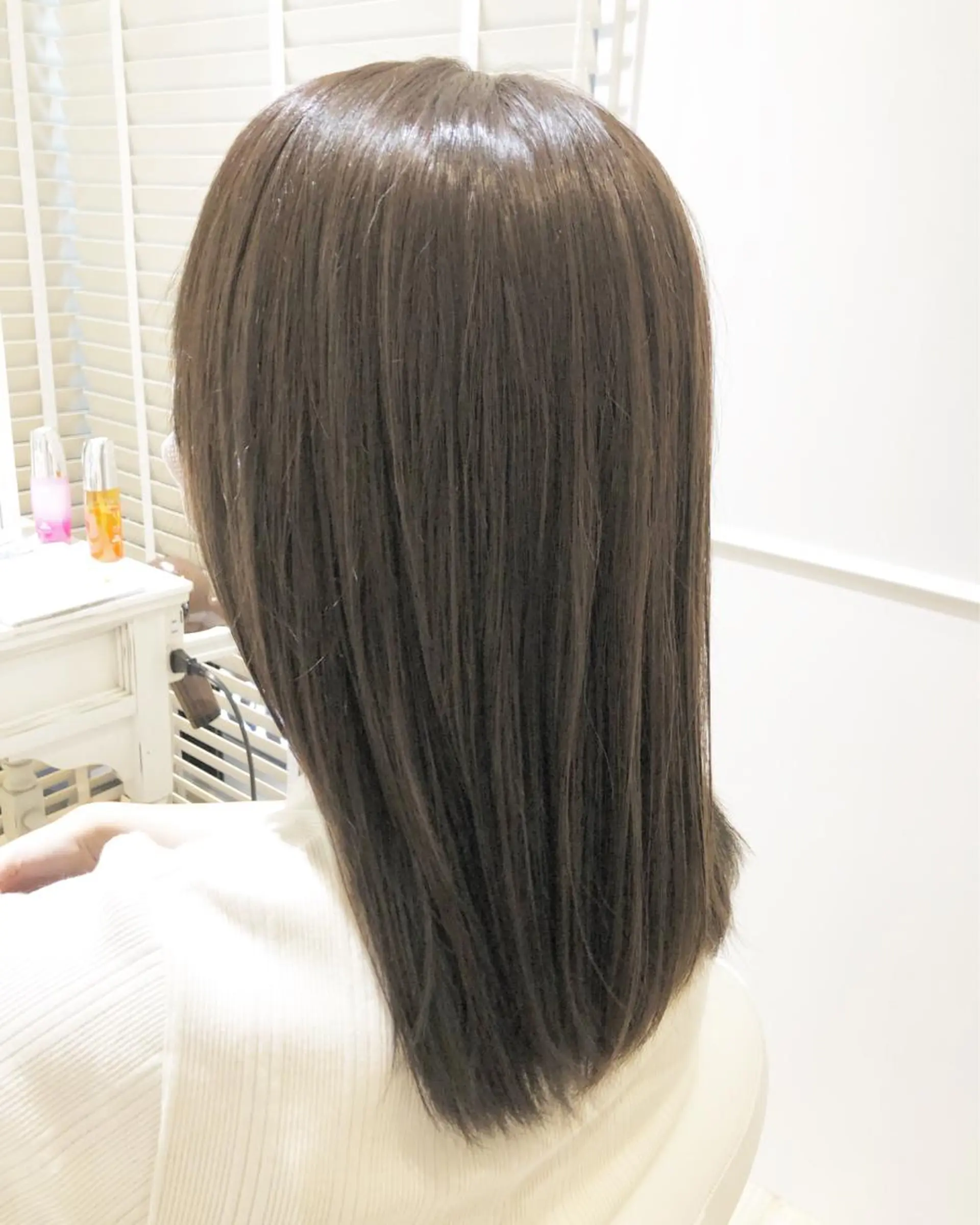 セミロング カラー アッシュ 透明感カラー ✨🌿大人可愛い愛さ れhair🌿✨松本のヘアスタイル