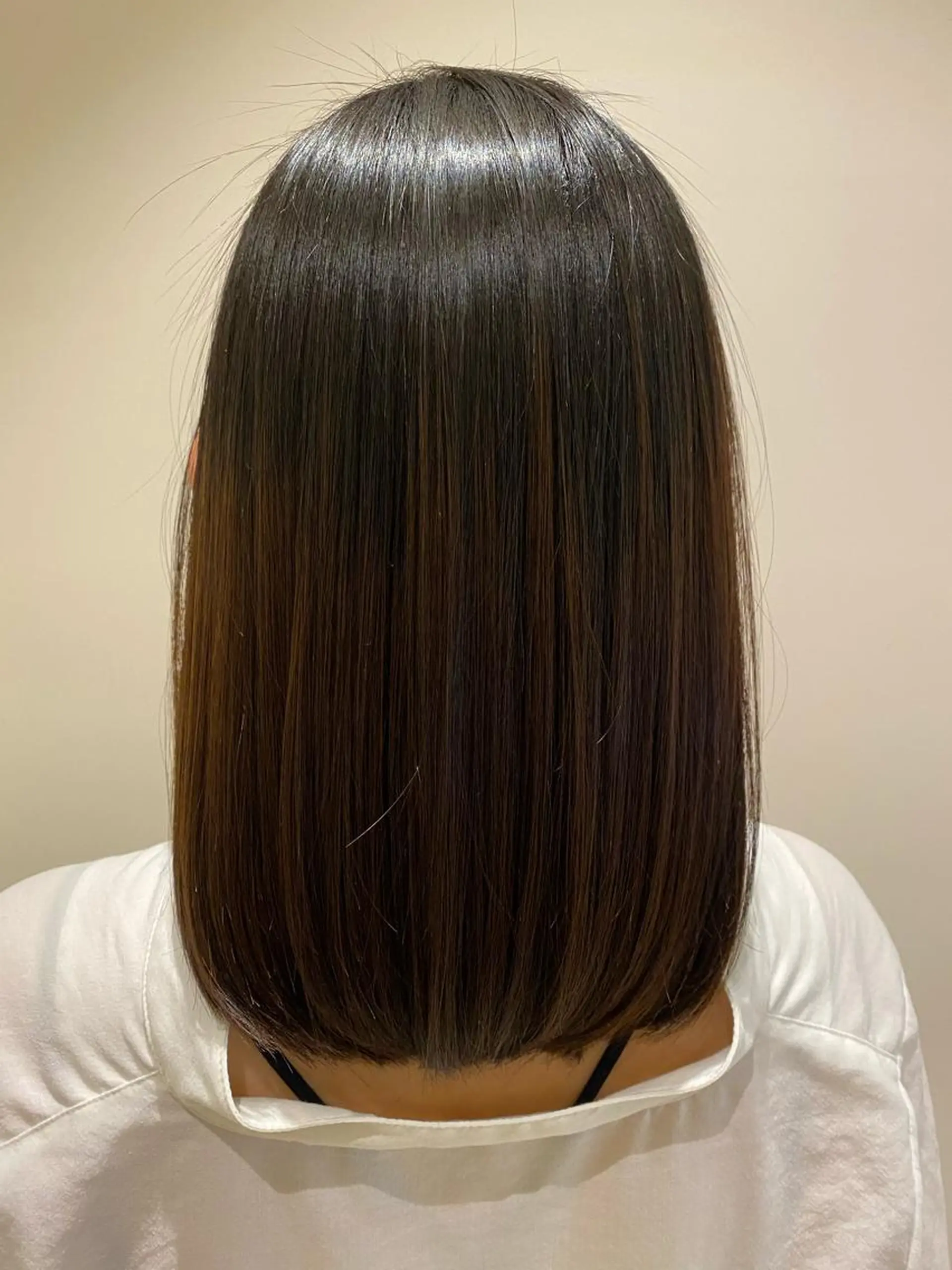 ミディアム ミディアムパーマ 縮毛矯正 トリートメント 酸熱トリートメント 艶髪🌿美髪 大塚礼乃【西荻窪】のヘアスタイル