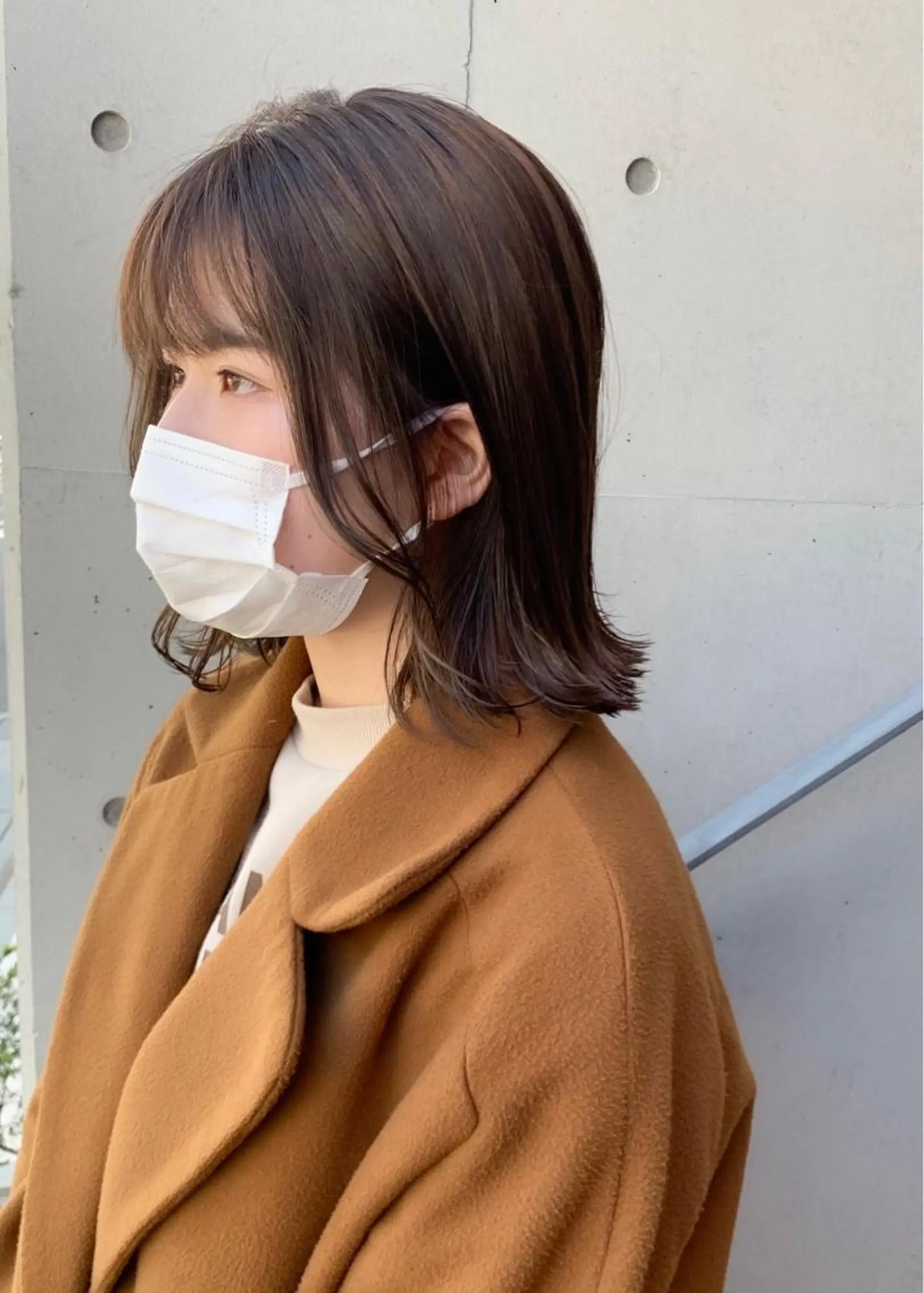 ミディアム カラー 学生 カット ヘアカラー トリートメント 森本 裕太 / ボブのヘアスタイル