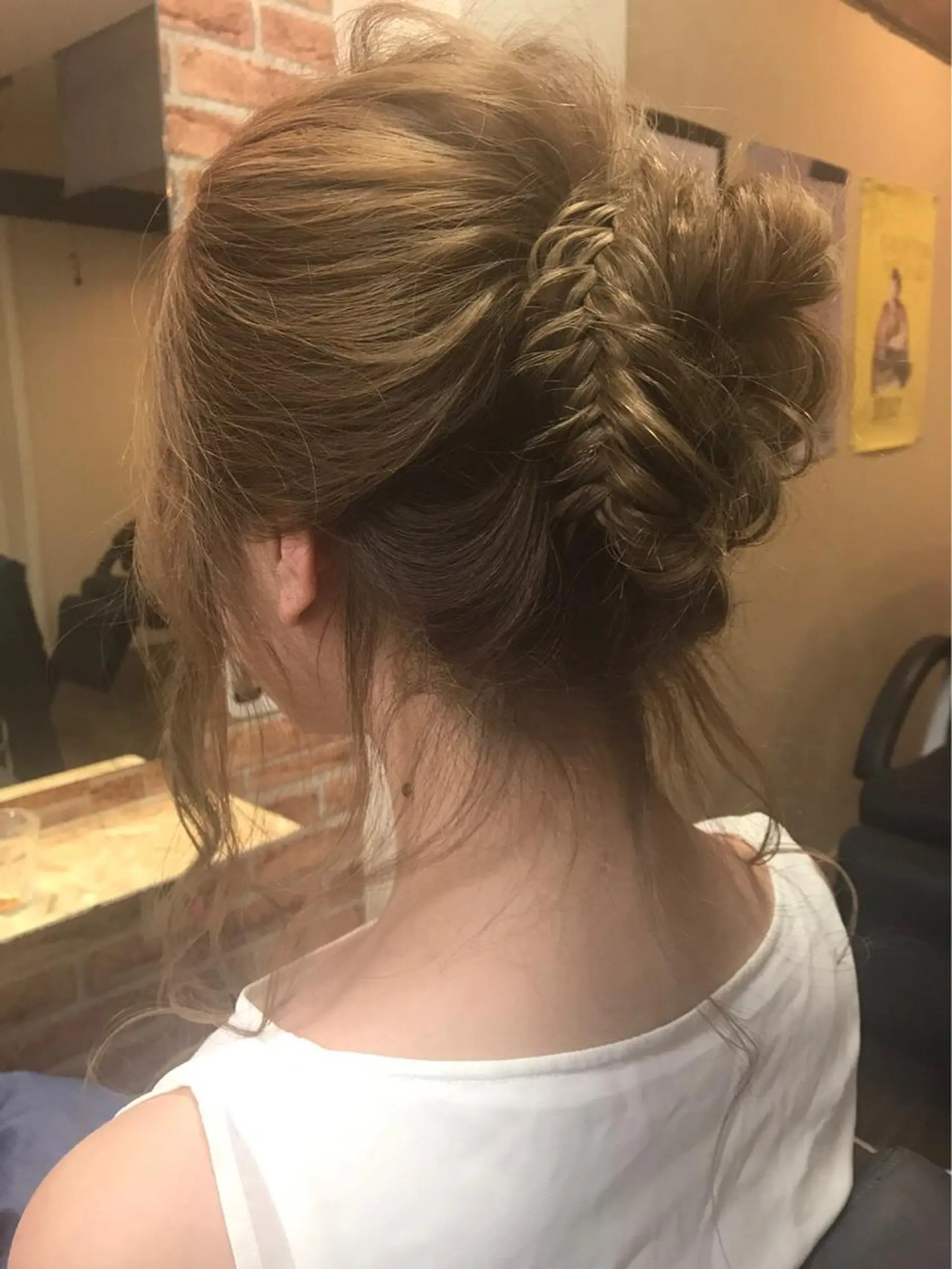 ヘアアレンジ お団子ヘア 家田 竜のヘアスタイル