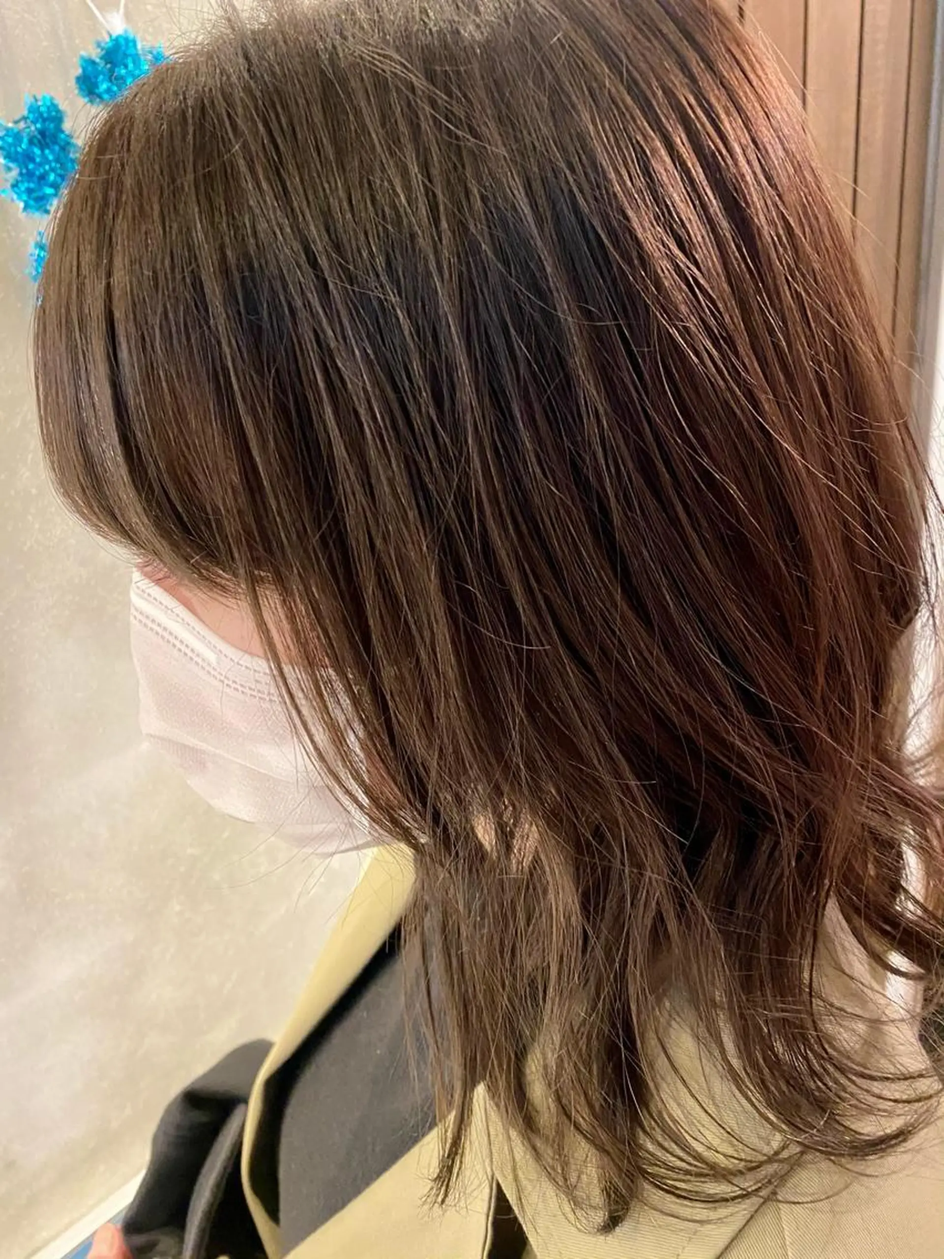 セミロング カラー ヘアカラー トリートメント 瀧尻 光のヘアスタイル