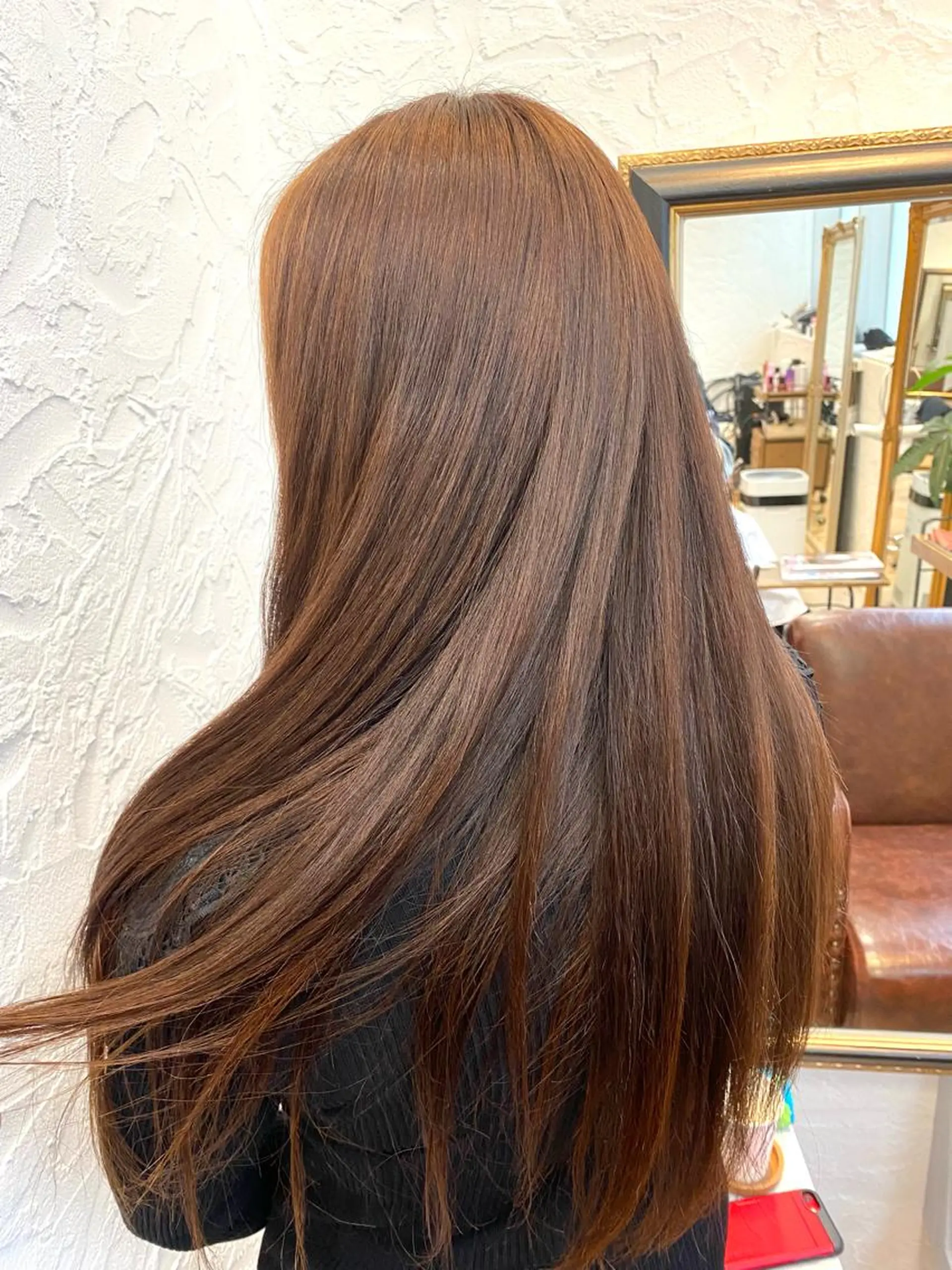 ロング 縮毛矯正 トリートメント 齋藤 優のヘアスタイル