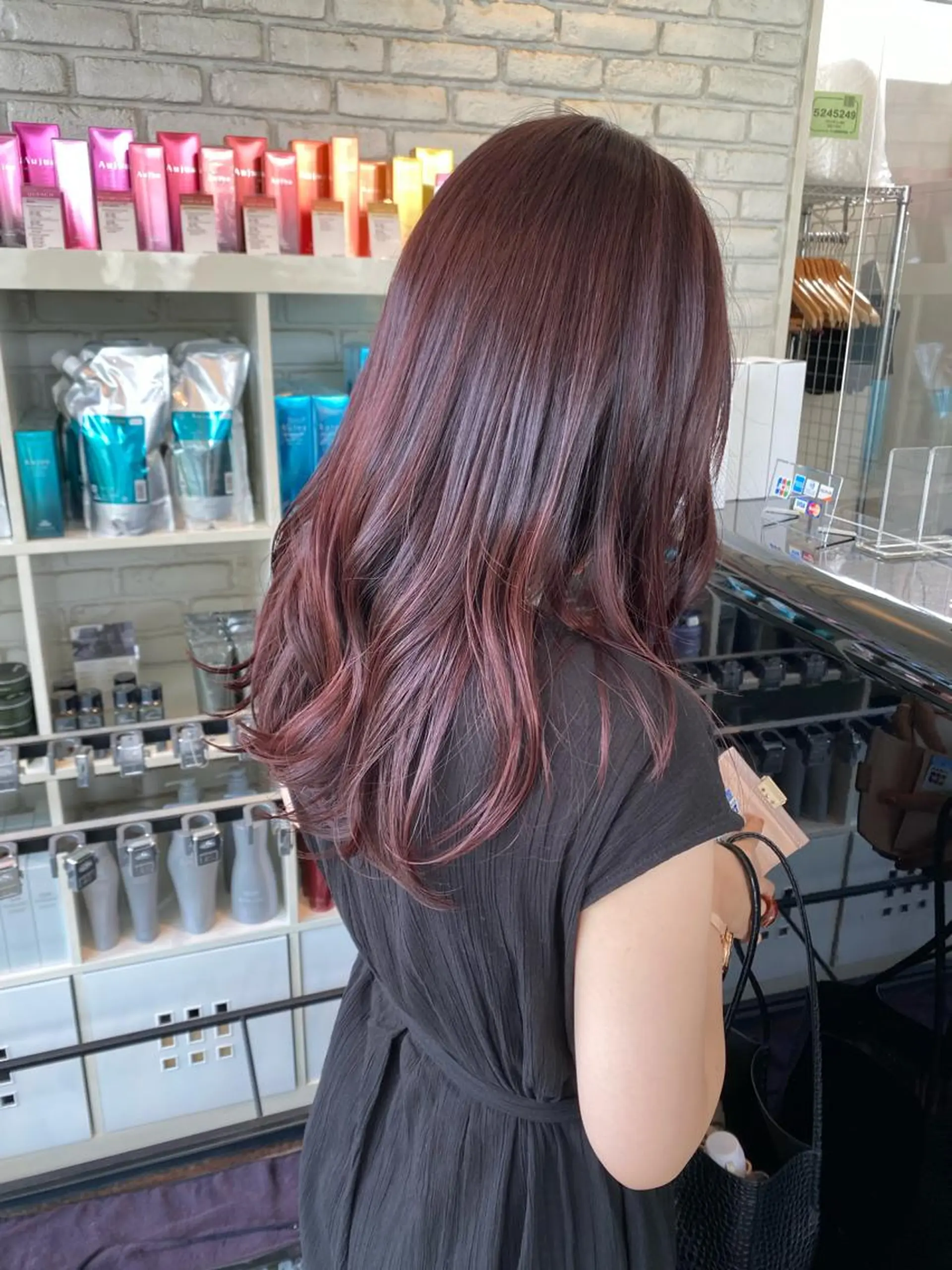 ロング カラー ラベンダーカラー ピンクカラー ピンクラベンダー ✨️今だけ無料✨️ 鶴田みなみのヘアスタイル