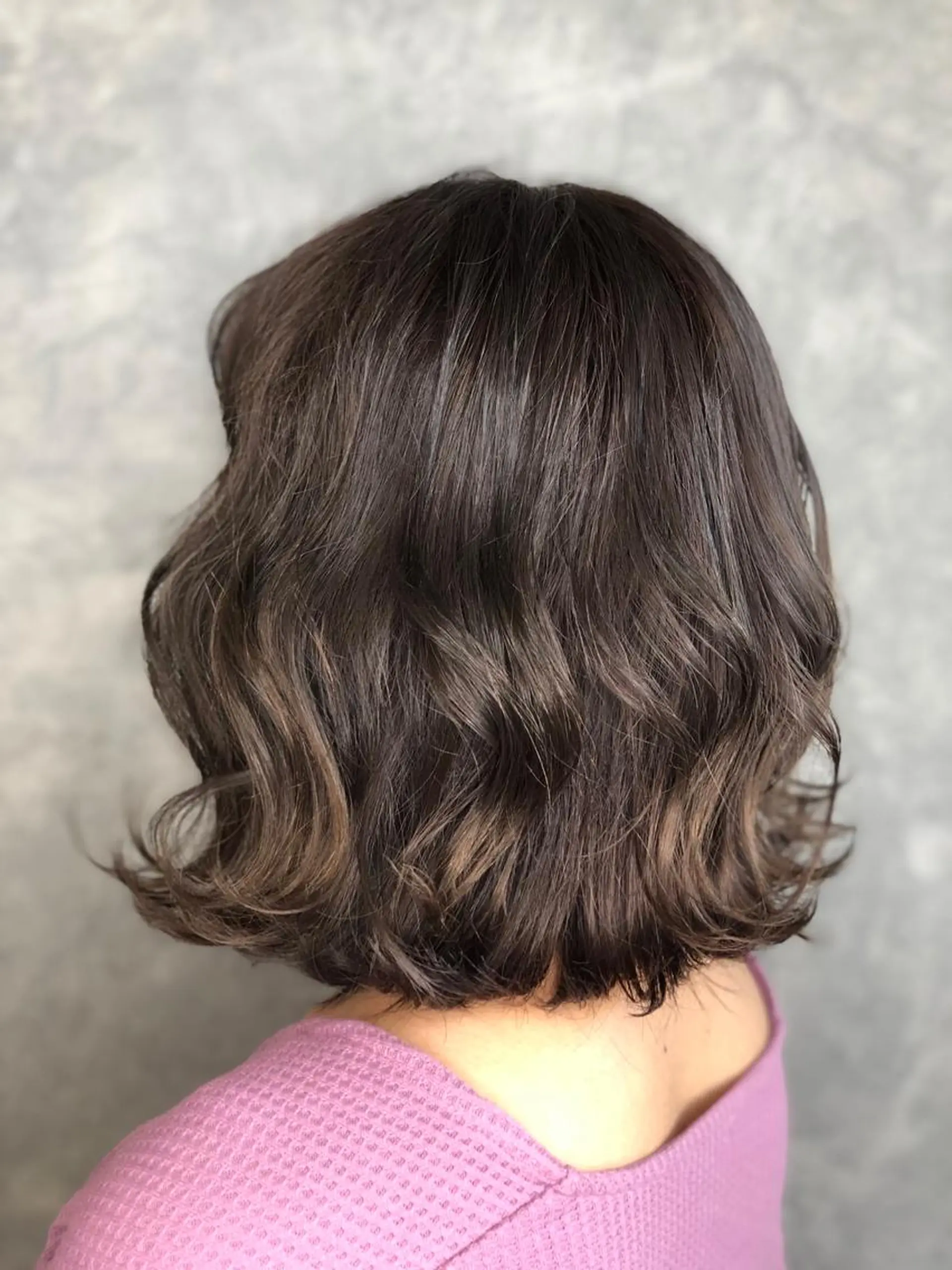 ミディアム カラー ヘアアレンジ 渡辺　亮/ ハイライト/髪質改善のヘアスタイル
