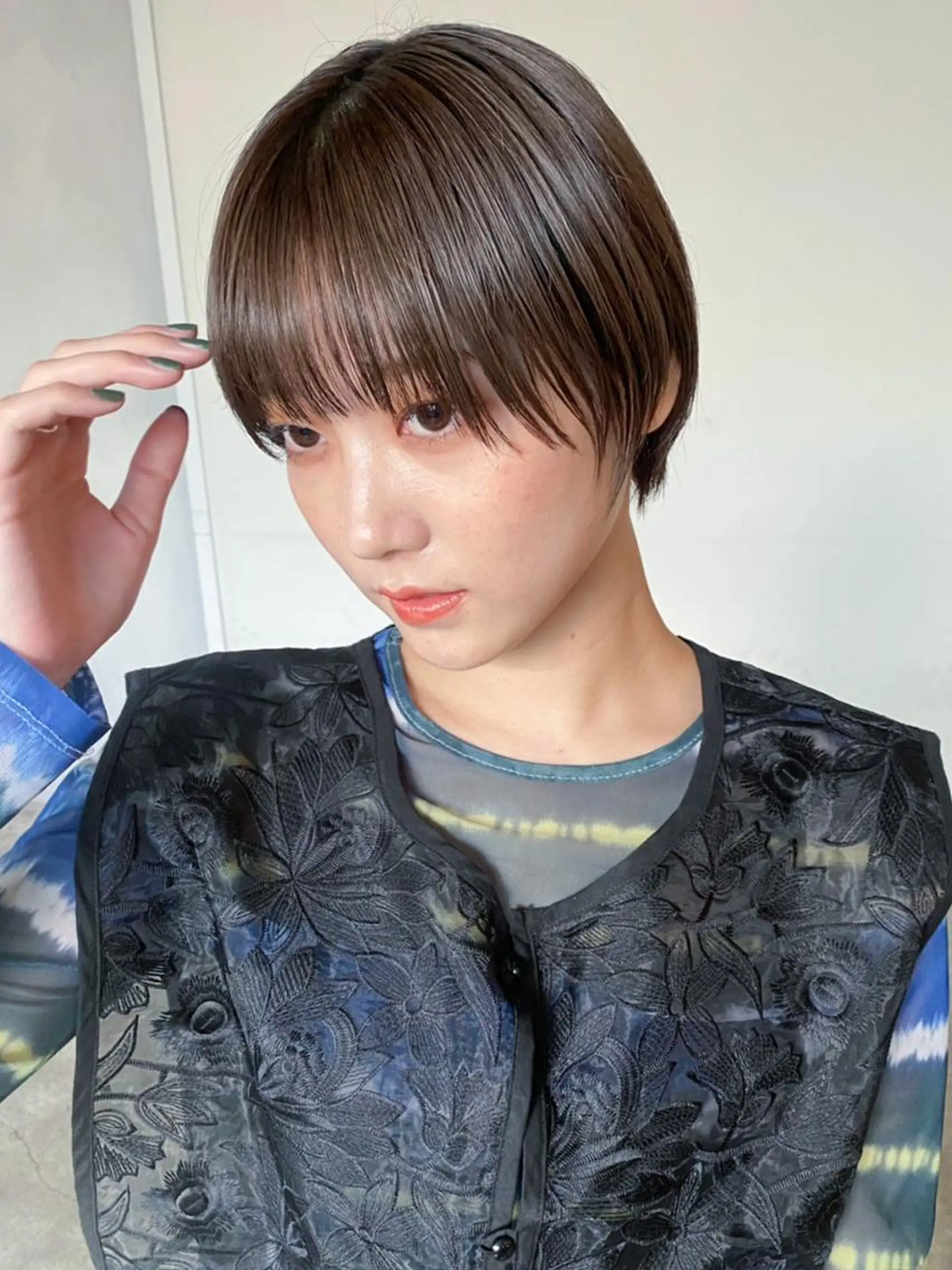 ショート カラー ブラウンカラー ショートヘア カット ヘアカラー トリートメント ITbyALBUM 松戸のヘアスタイル