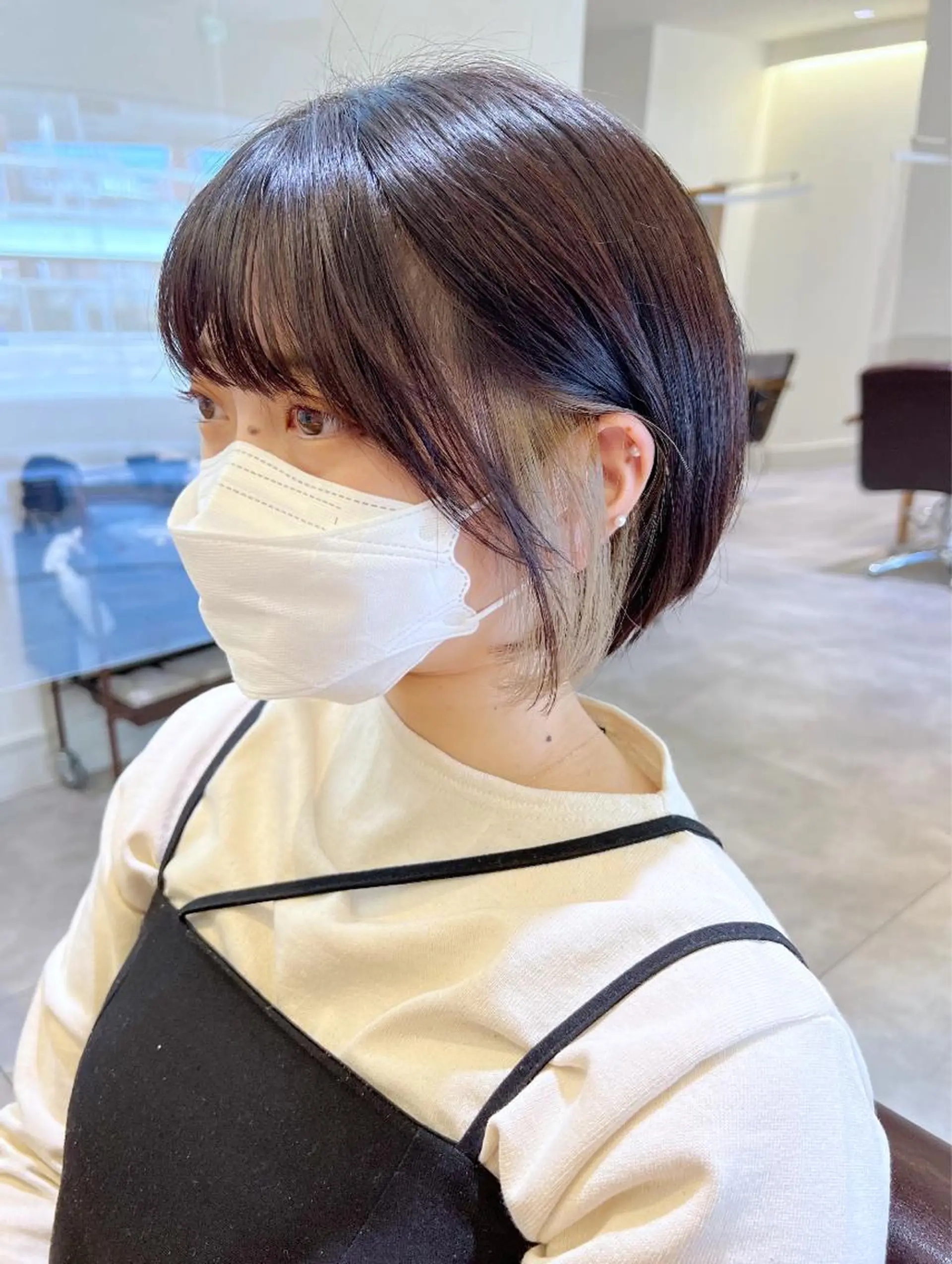 ミディアム カラー カット トリートメント 韓国ヘア×髪質改善 /yoshikaのヘアスタイル
