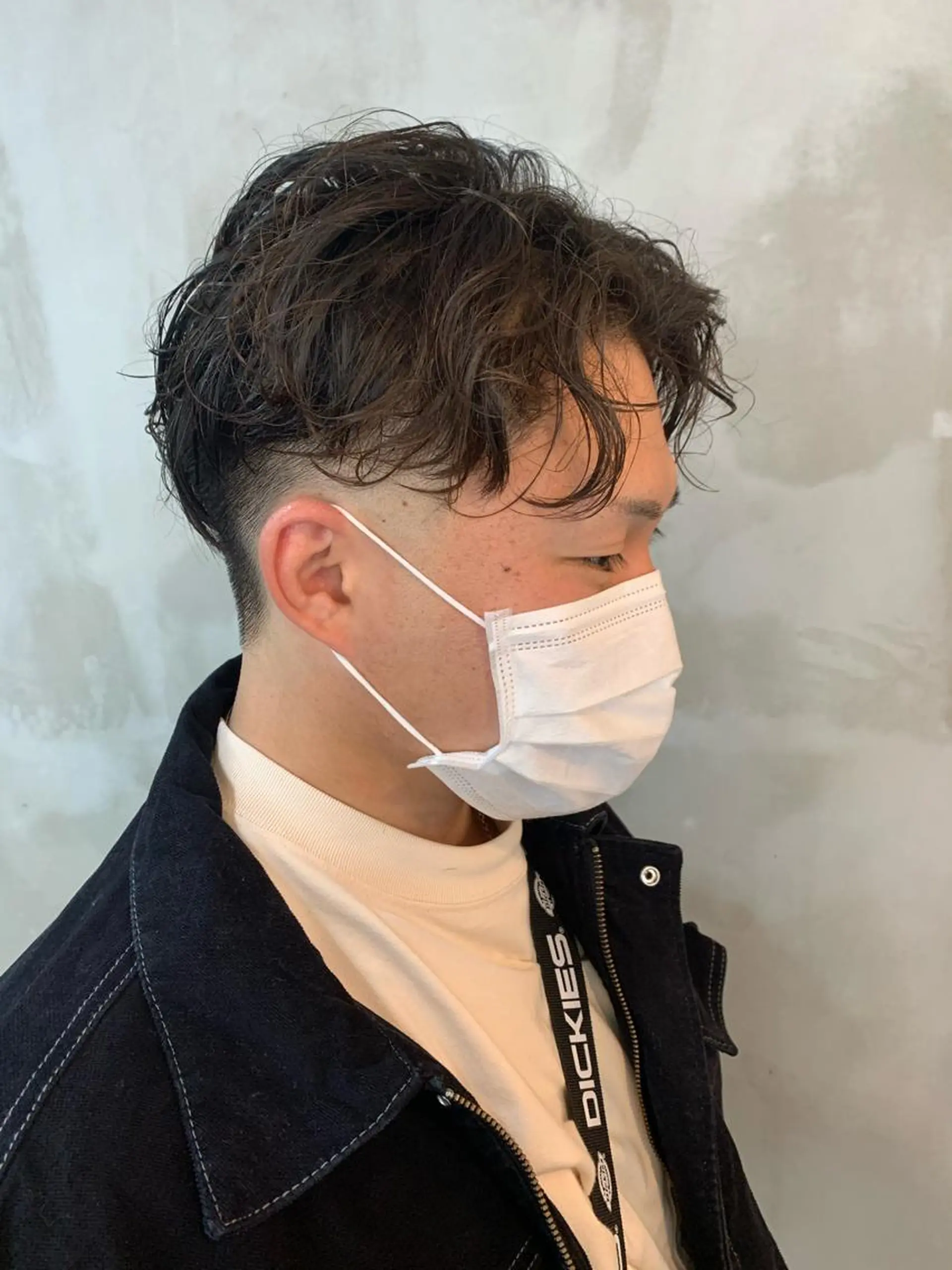 パーマ メンズ メンズパーマ 刈り上げ スパイラルパーマ 🫧顔まわりレイヤー カット🫧🧼白石輝のヘアスタイル